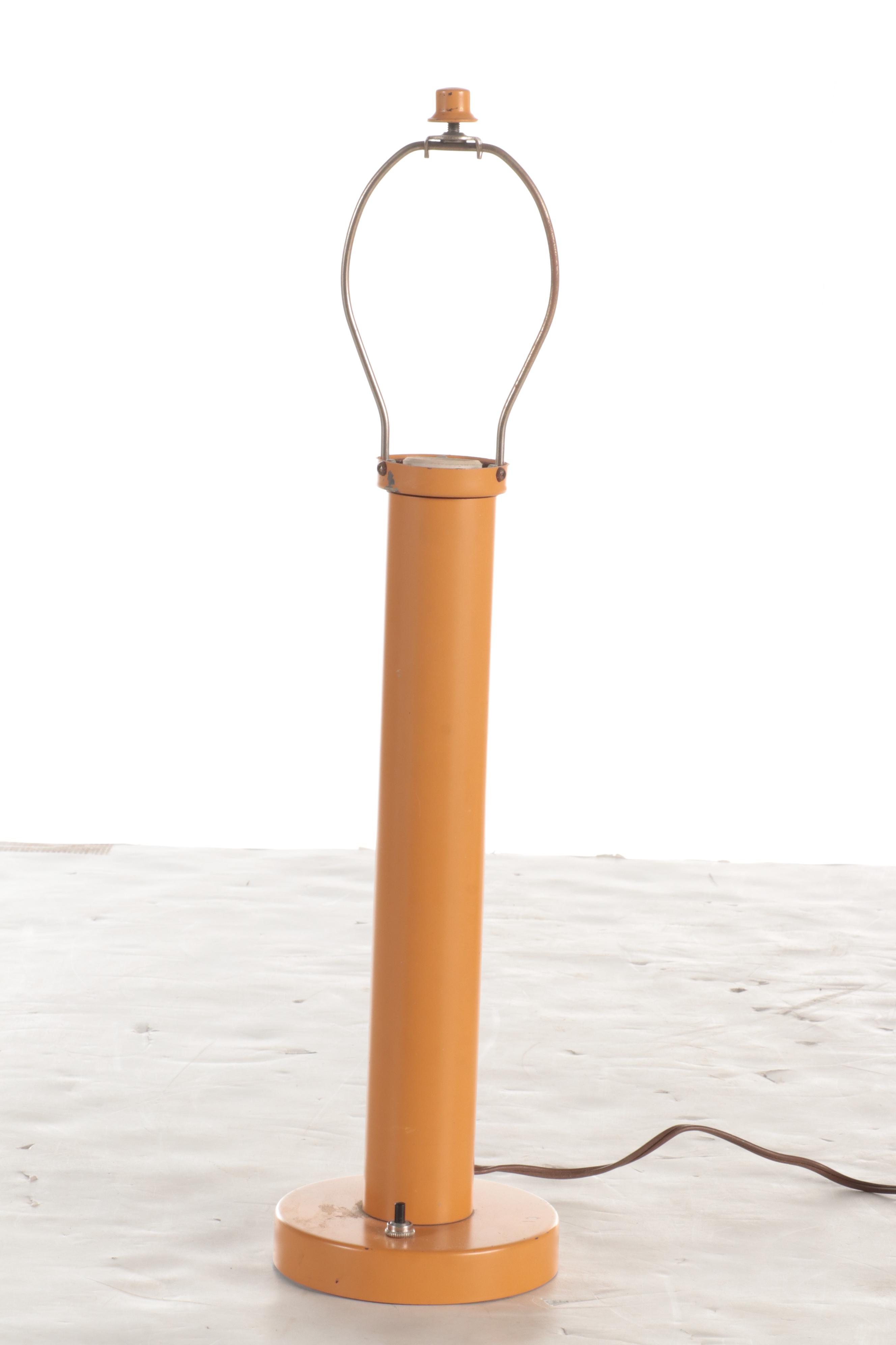 Nessen Enameled Aluminum Mushroom Lamp, Mid/ Late 20th Century