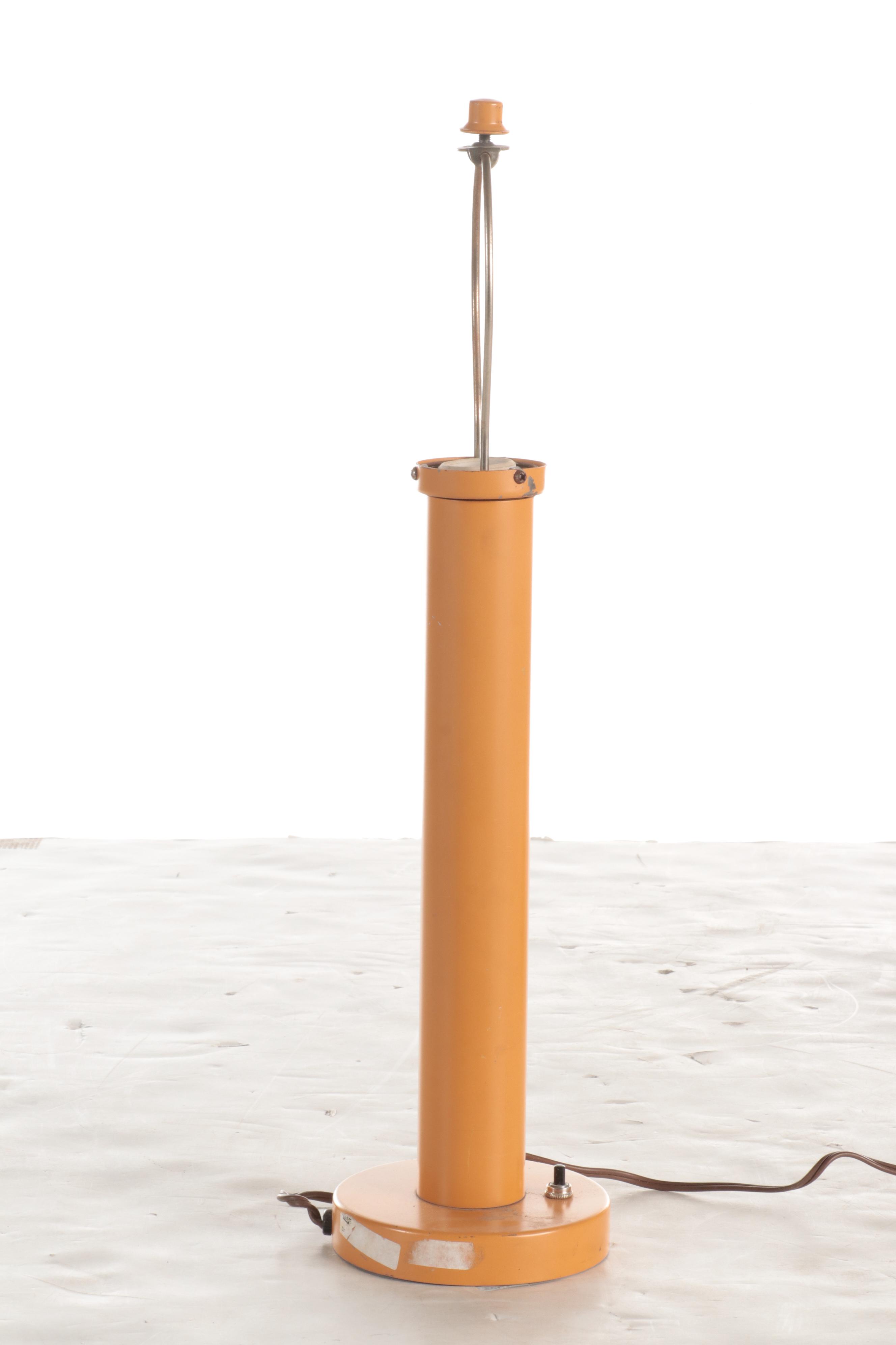 Nessen Enameled Aluminum Mushroom Lamp, Mid/ Late 20th Century