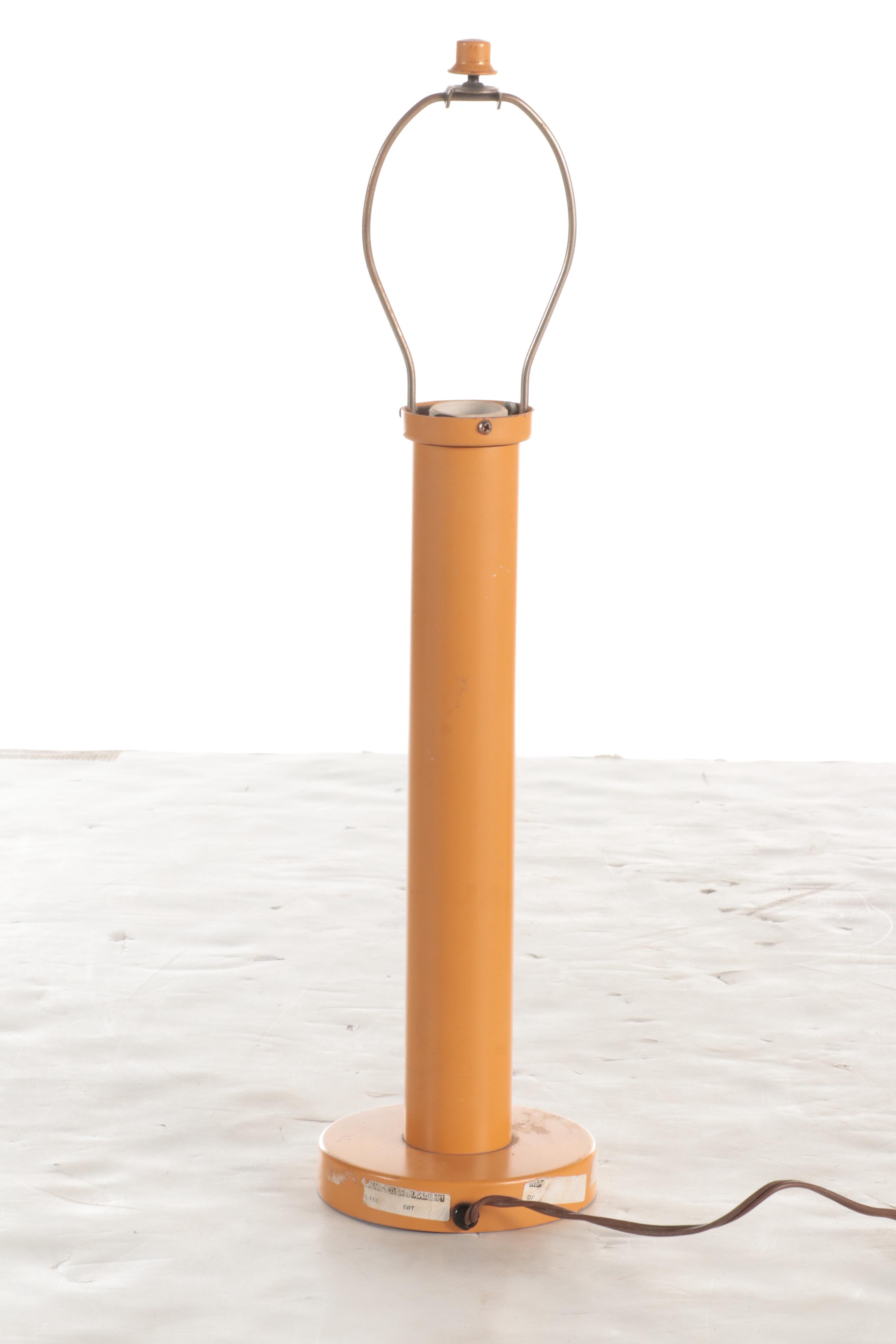 Nessen Enameled Aluminum Mushroom Lamp, Mid/ Late 20th Century