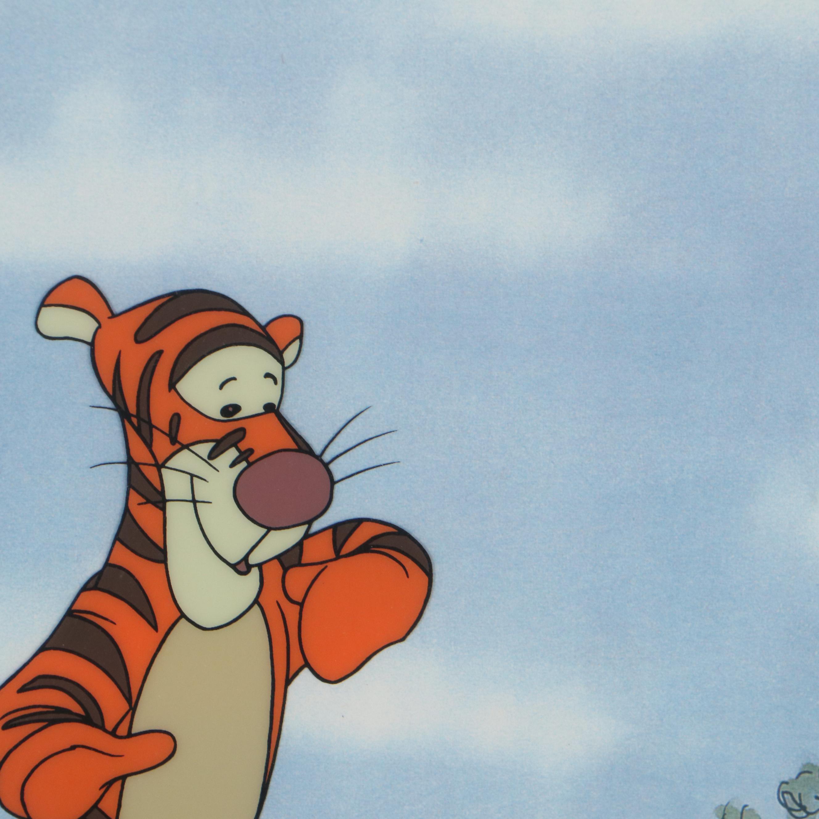 Disney Sericel from "Winnie the Pooh and Tigger Too," Circa 1990
