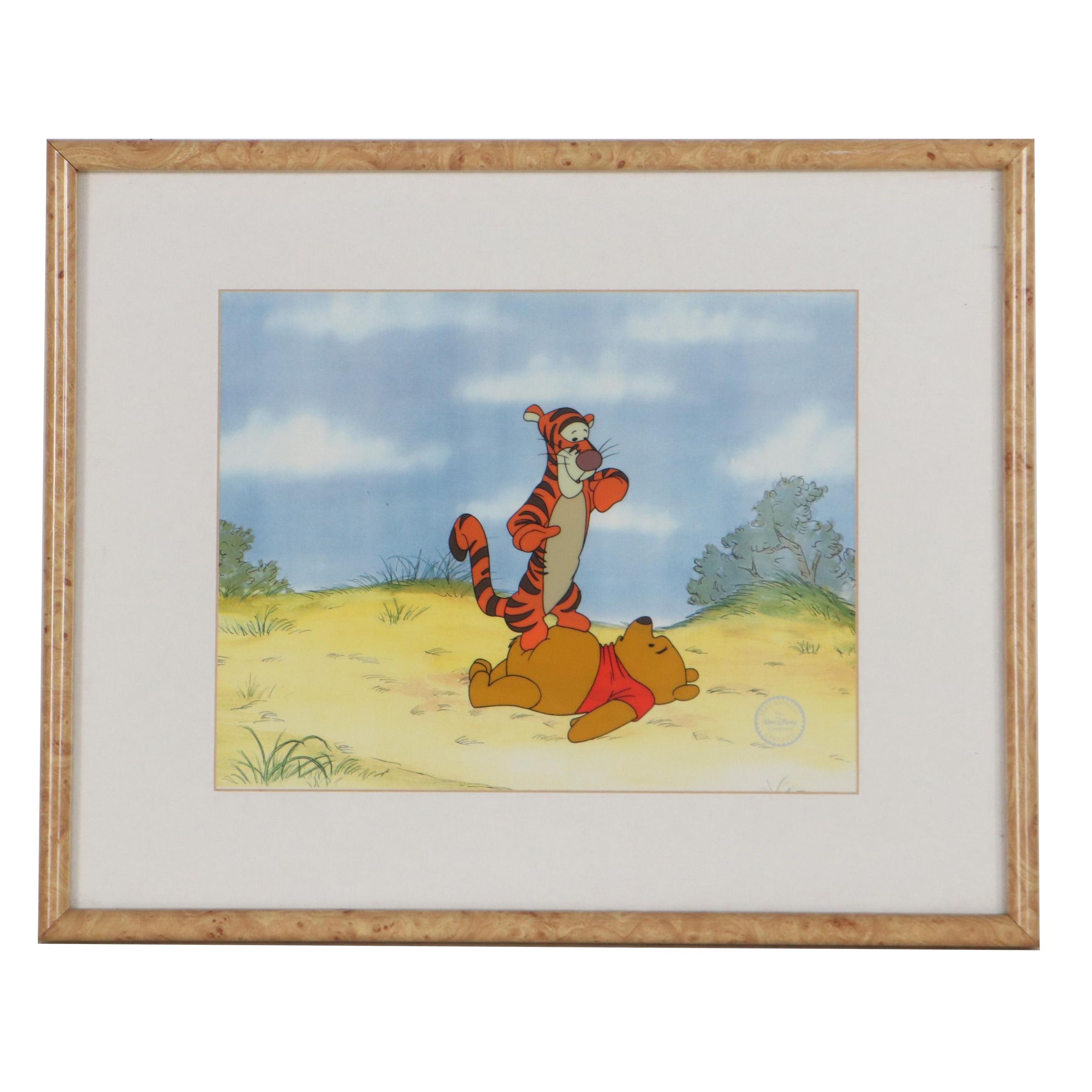 Disney Sericel from "Winnie the Pooh and Tigger Too," Circa 1990