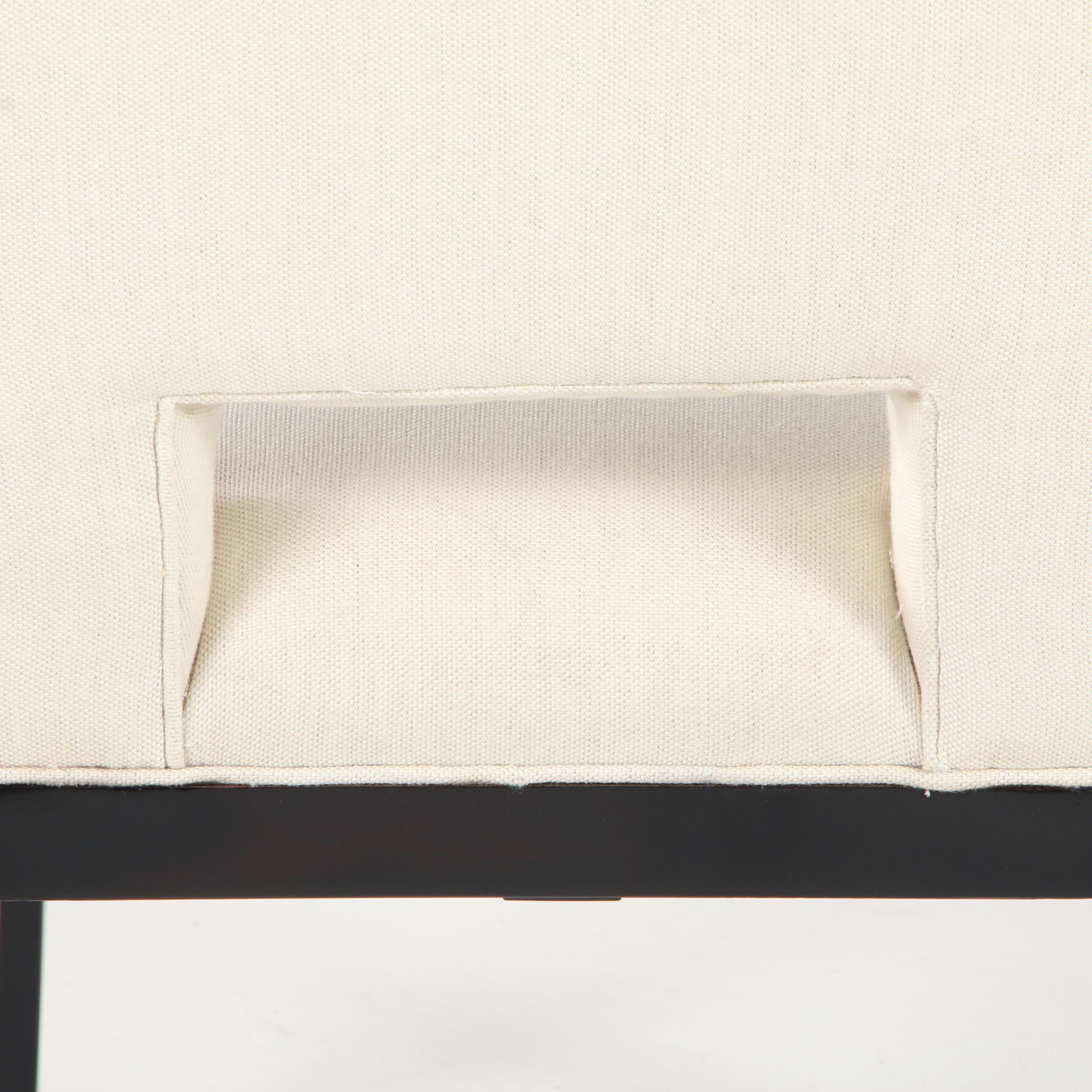 Four Williams-Sonoma Home "Saratoga" Upholstered Dining Side Chairs