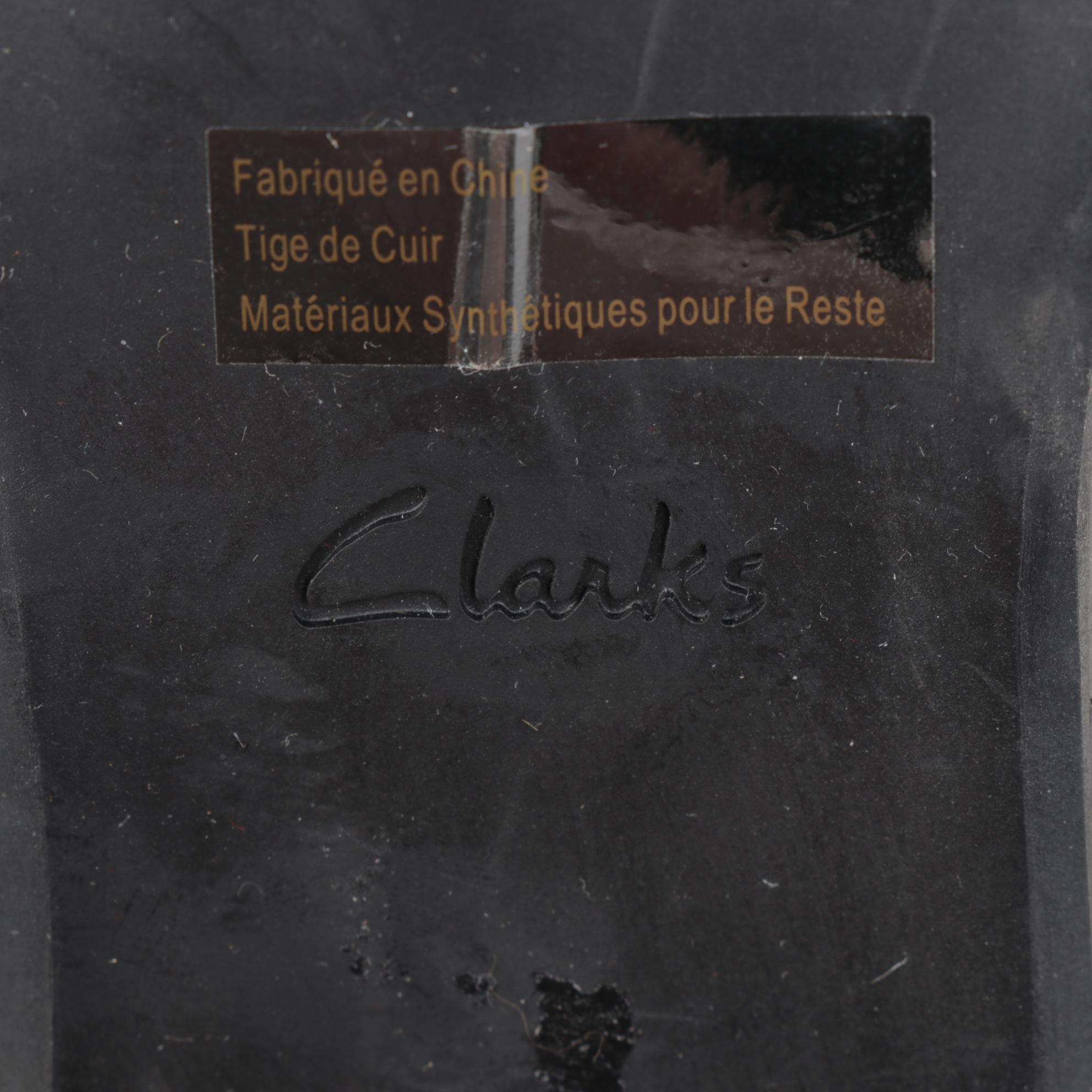 Clarks Narrative Leather Ankle Boots with Wool Lining