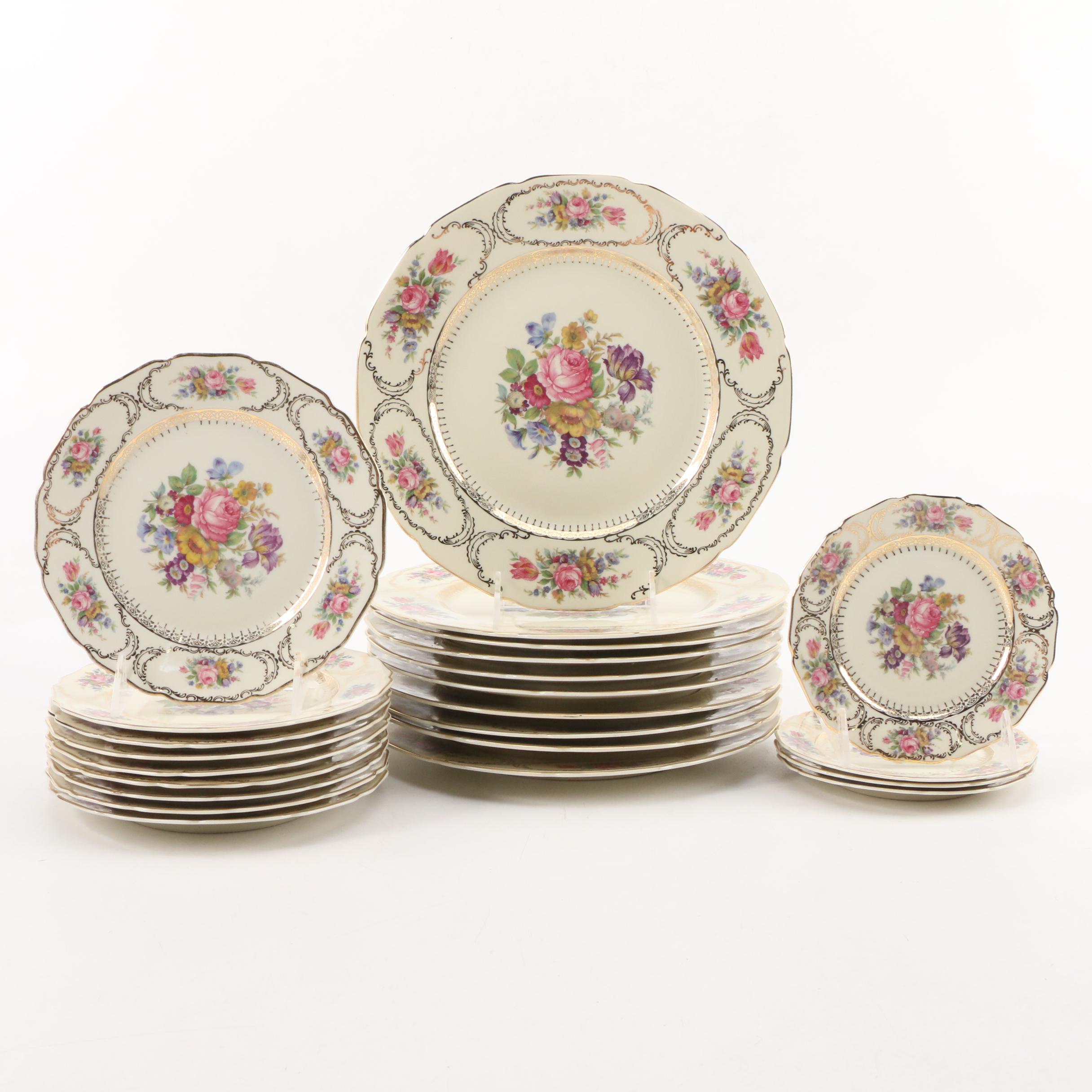 Rosenthal Continental Ivory "Queen's Bouquet" Porcelain Dinnerware