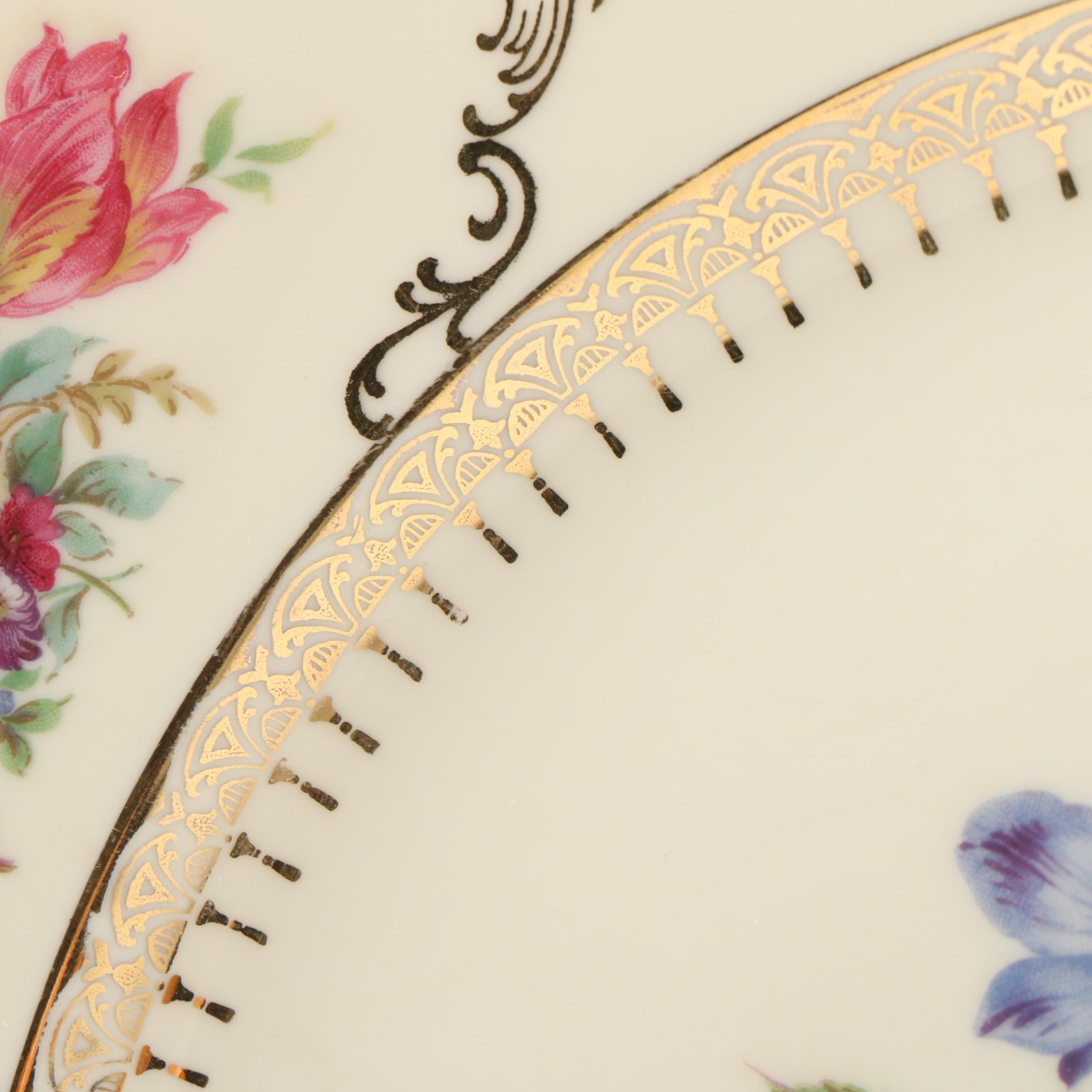 Rosenthal Continental Ivory "Queen's Bouquet" Porcelain Dinnerware