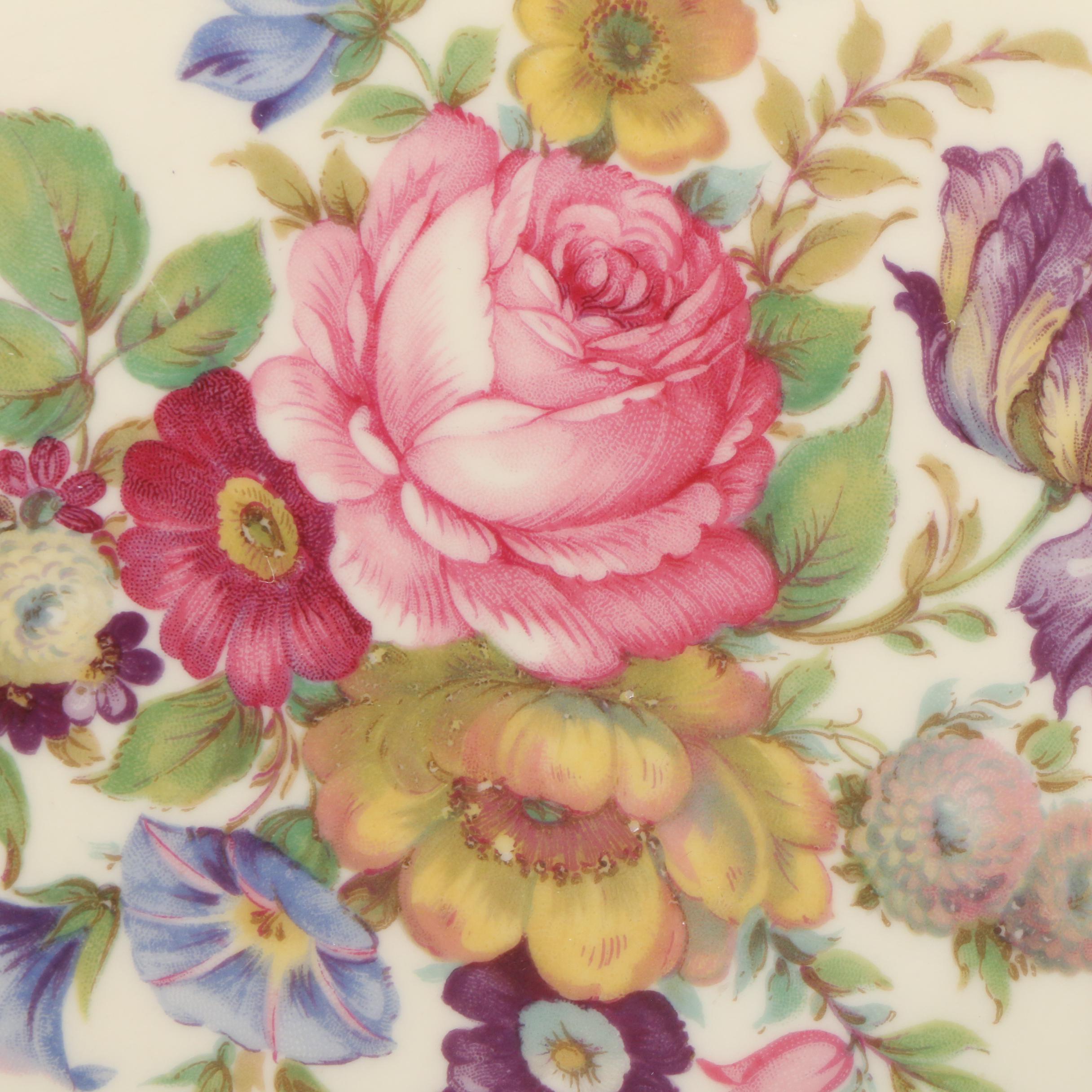 Rosenthal Continental Ivory "Queen's Bouquet" Porcelain Dinnerware