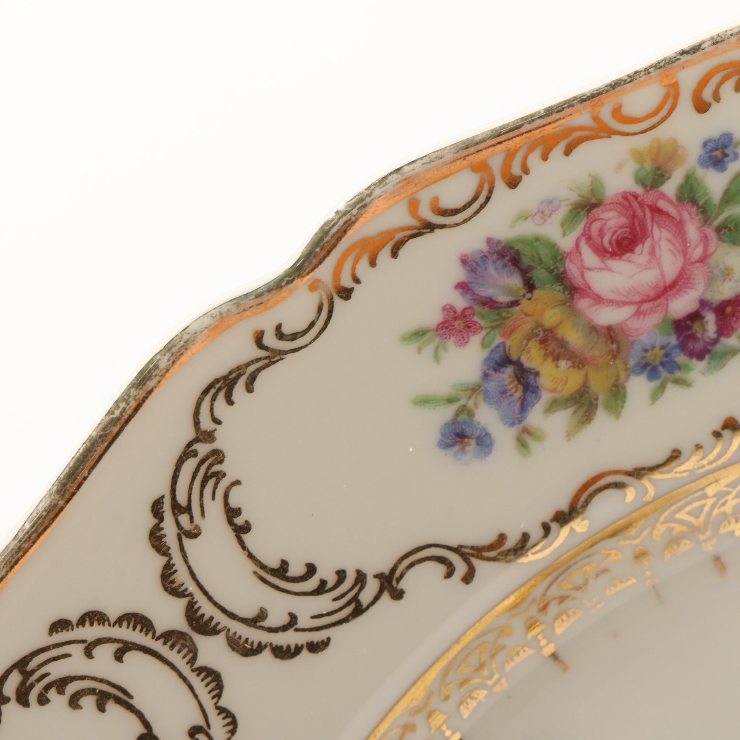 Rosenthal Continental Ivory "Queen's Bouquet" Porcelain Dinnerware