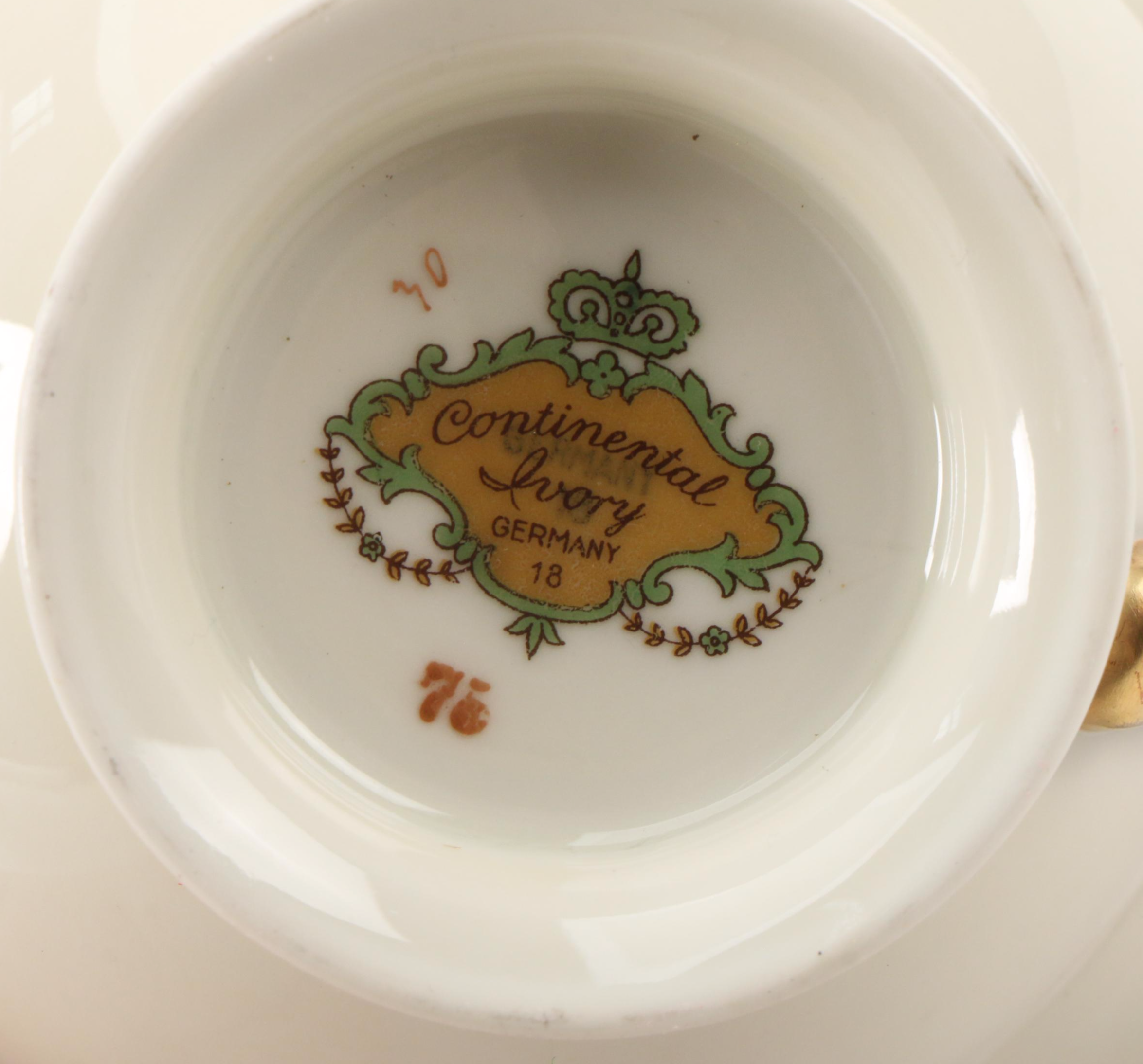 Rosenthal Continental Ivory "Queen's Bouquet" Porcelain Dinnerware