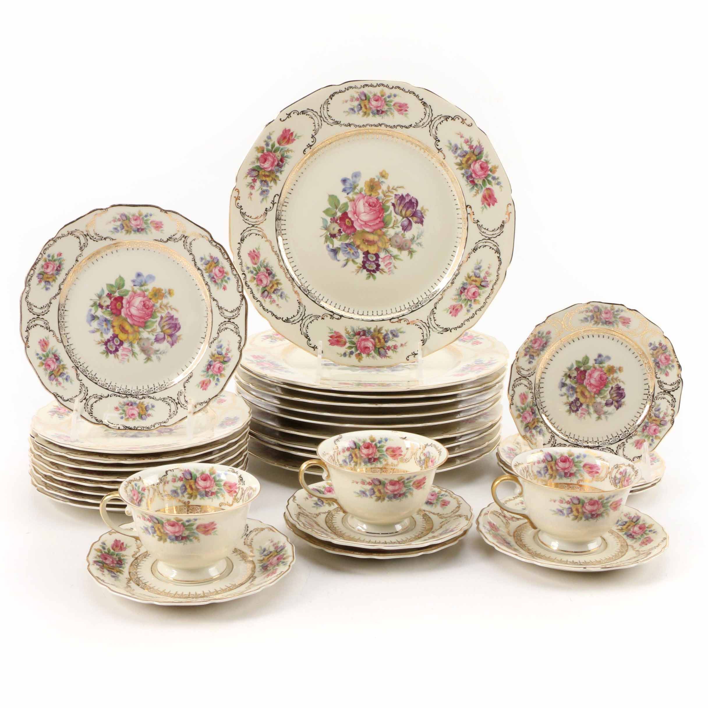 Rosenthal Continental Ivory "Queen's Bouquet" Porcelain Dinnerware