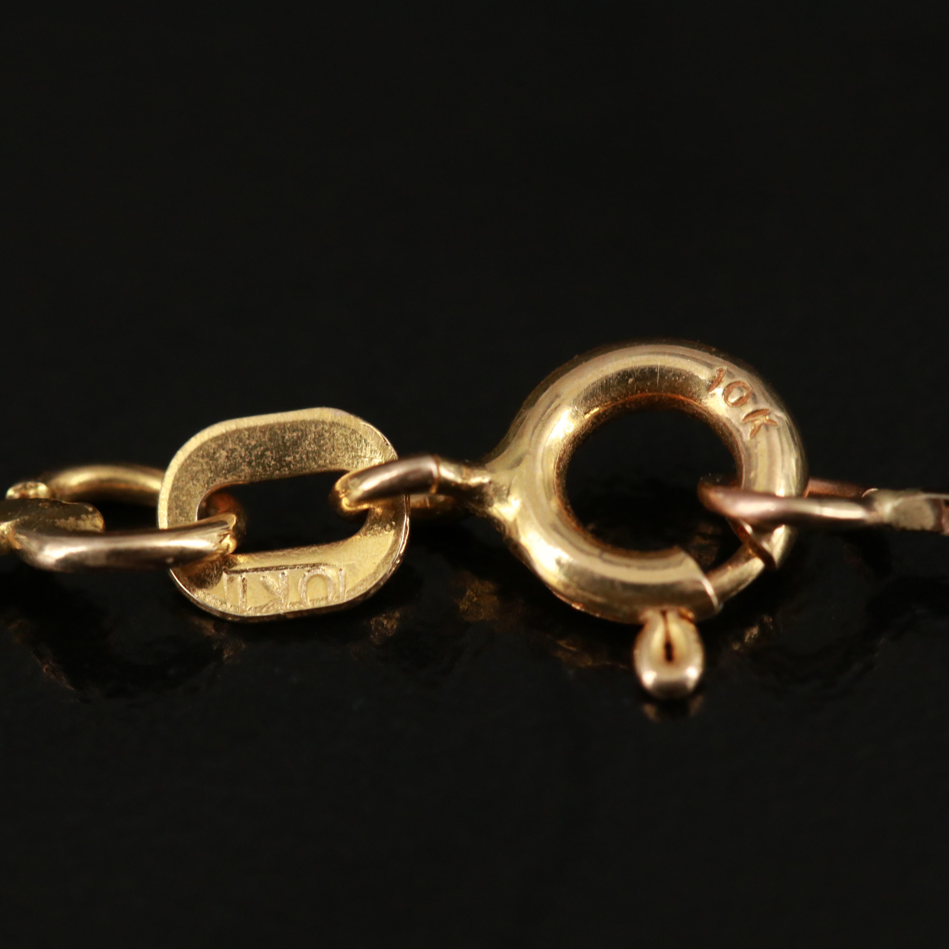 Judea Herod Agrippa Prutah in 18K Pendant on 10K Box Chain Necklace