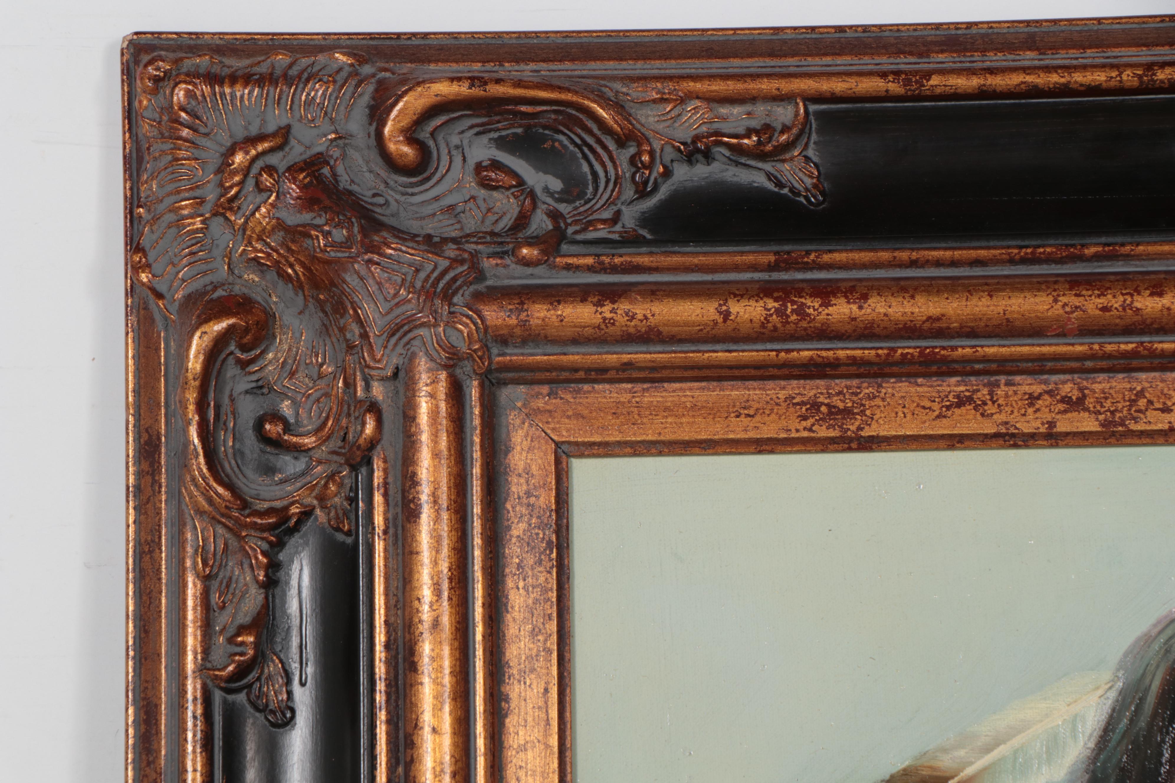 Troy Denton Native American Portrait Oil Painting