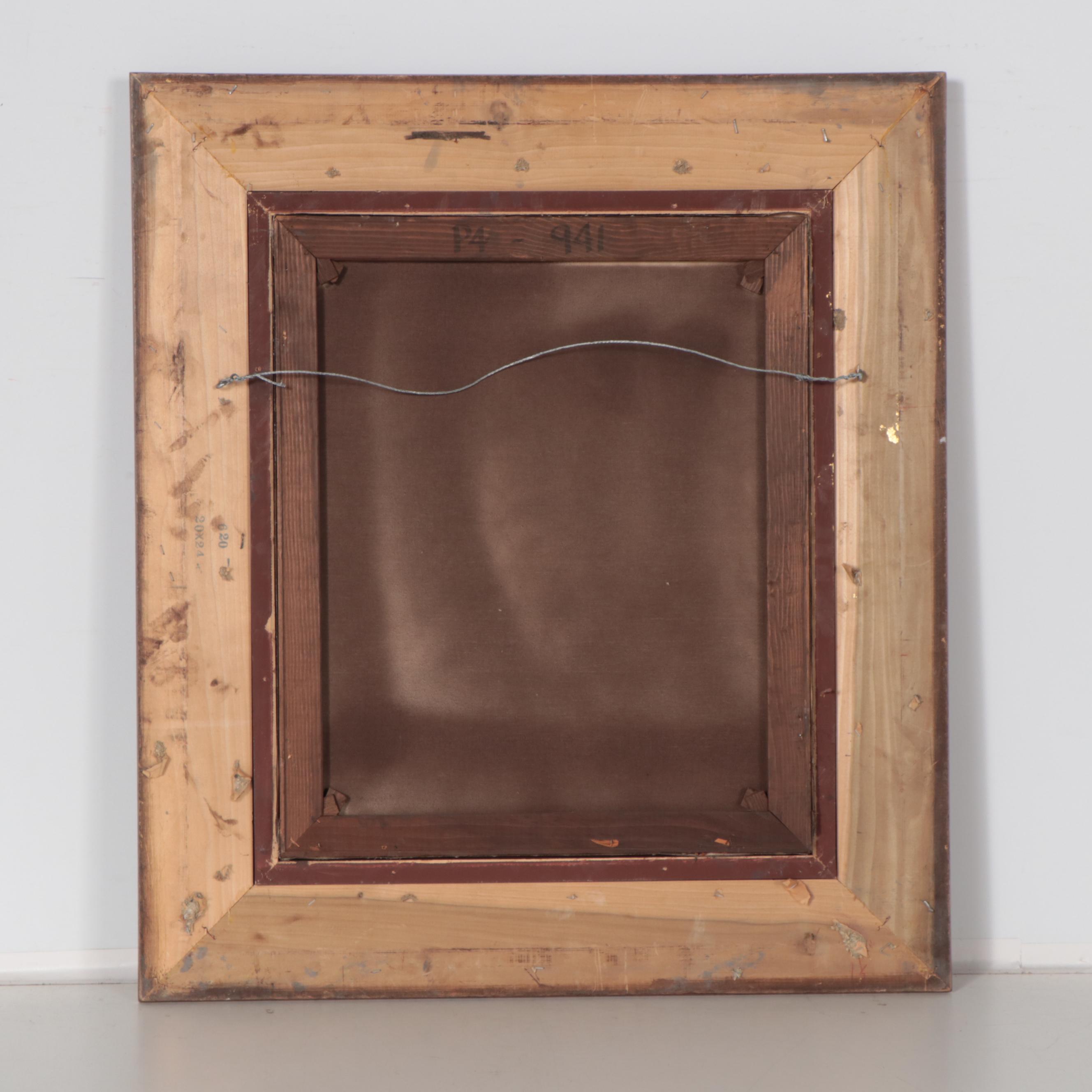 Troy Denton Native American Portrait Oil Painting