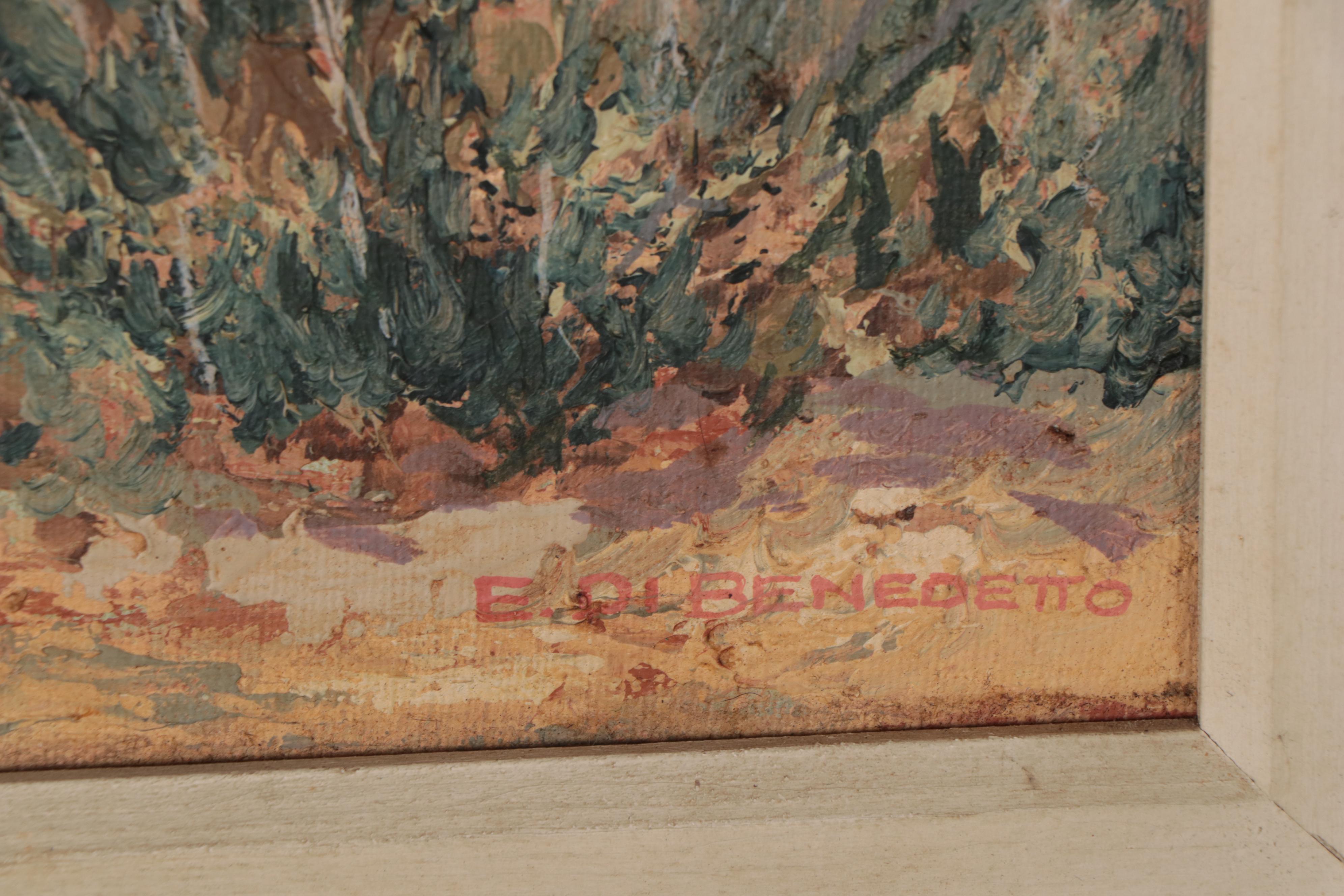 American Western Style Cavalry Oil Painting