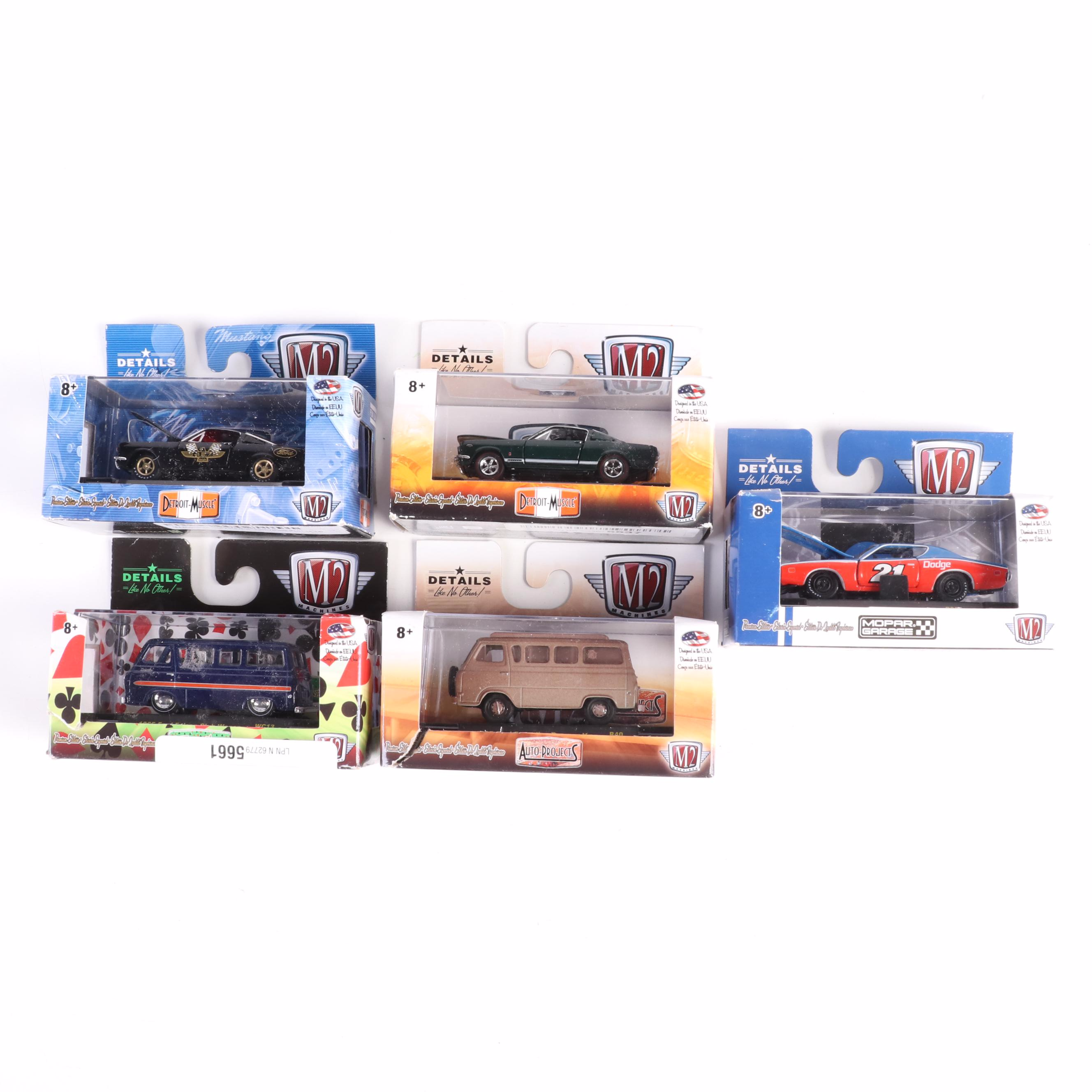 M2 Machines Detroit Muscle, Shelby, Mopar and Other Diecast Model Vehicles