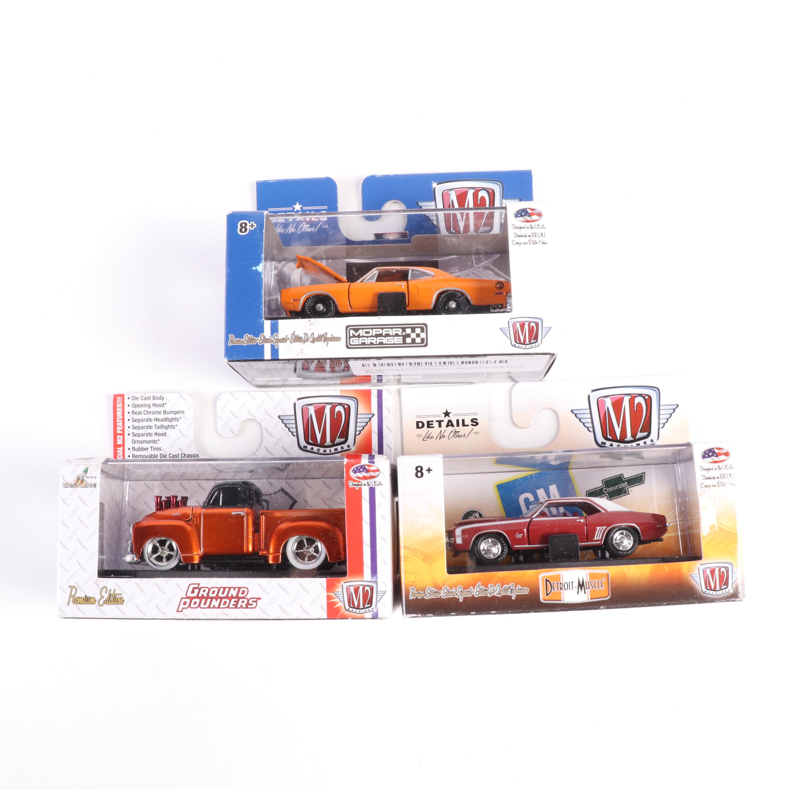 M2 Machines Detroit Muscle, Shelby, Mopar and Other Diecast Model Vehicles