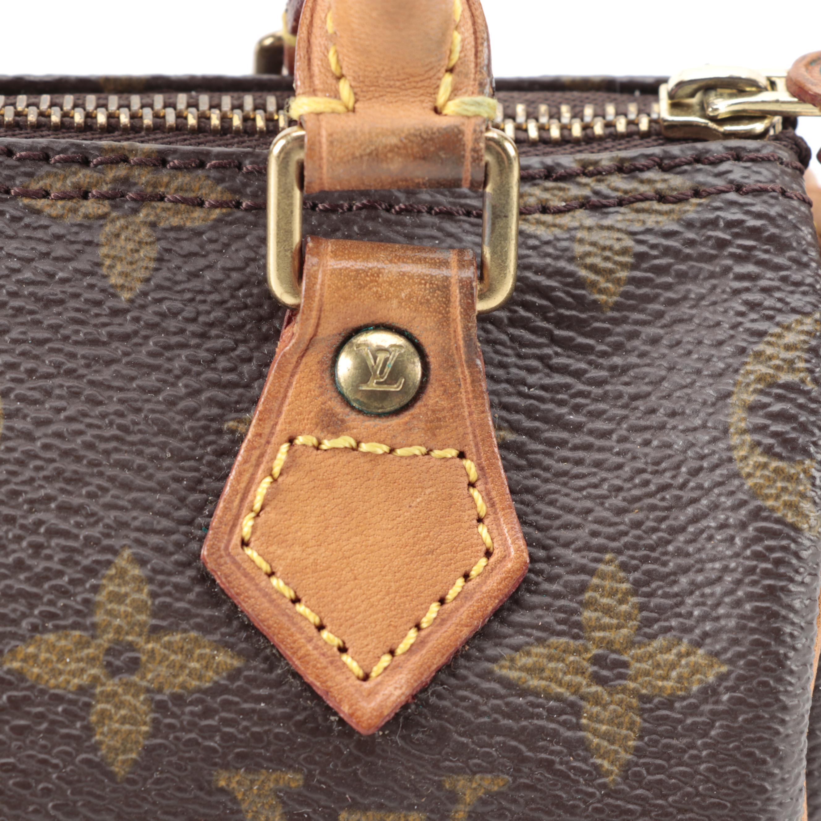 Louis Vuitton Speedy Mini HL in Monogram Canvas and Vachetta Leather