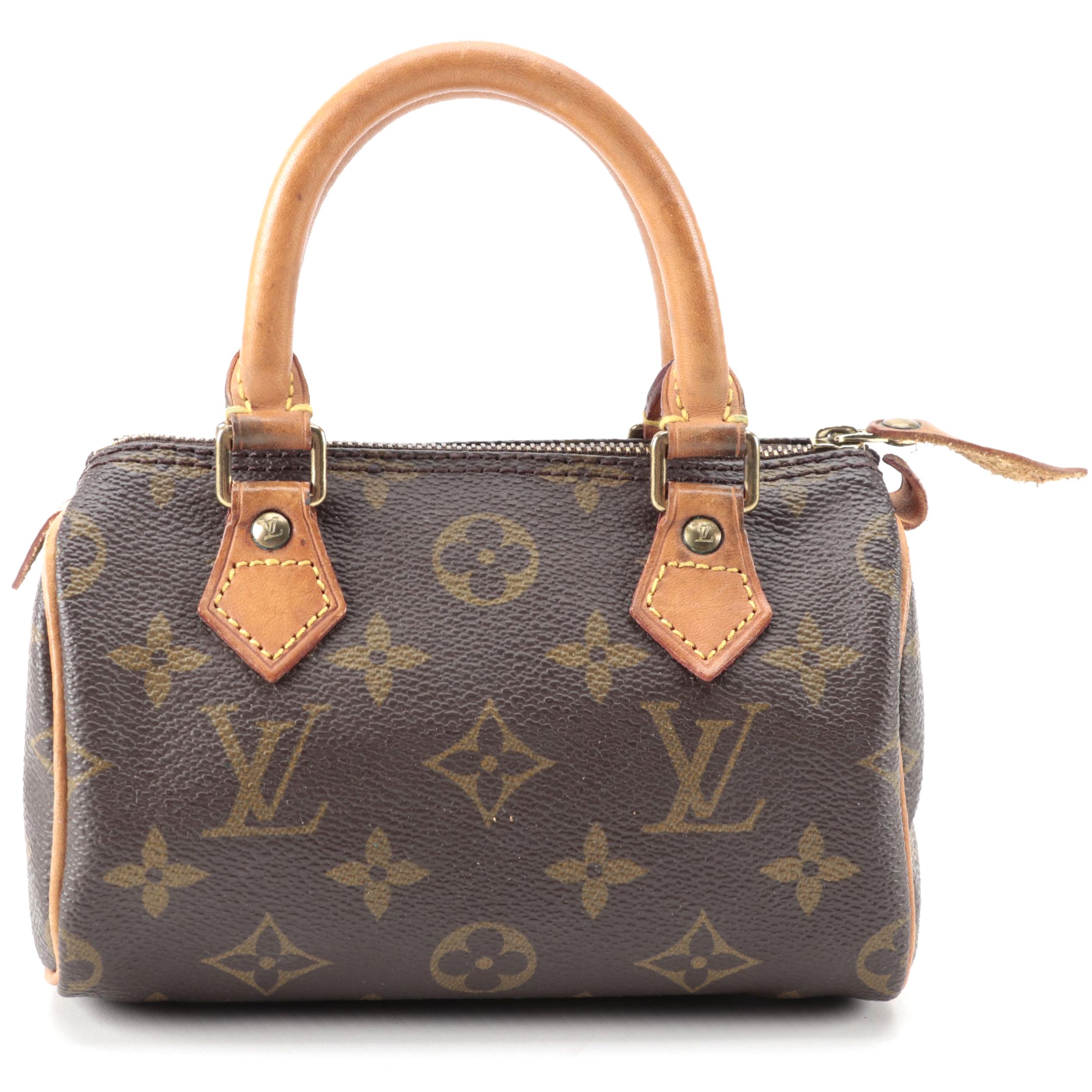 Louis Vuitton Speedy Mini HL in Monogram Canvas and Vachetta Leather