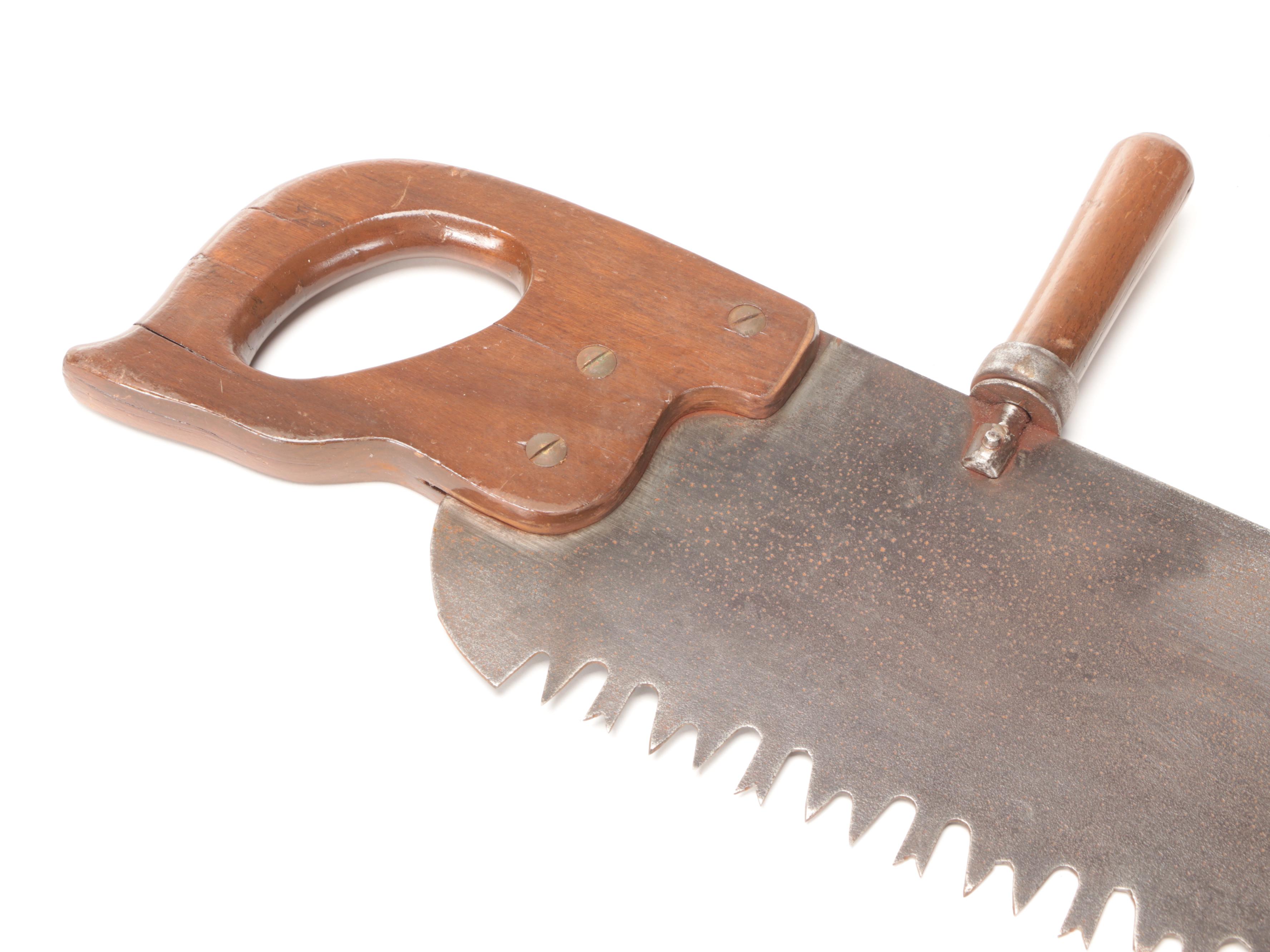 Tree Cutting Hand Saw with Supplemental Handle