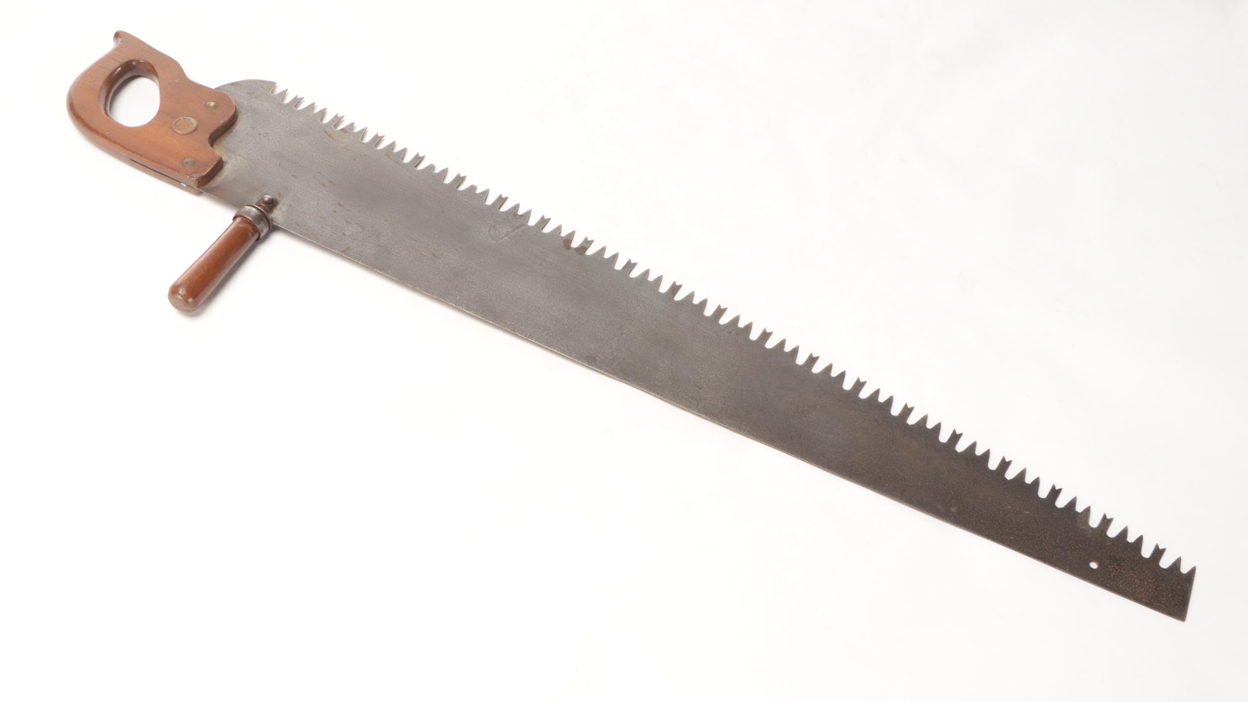 Tree Cutting Hand Saw with Supplemental Handle