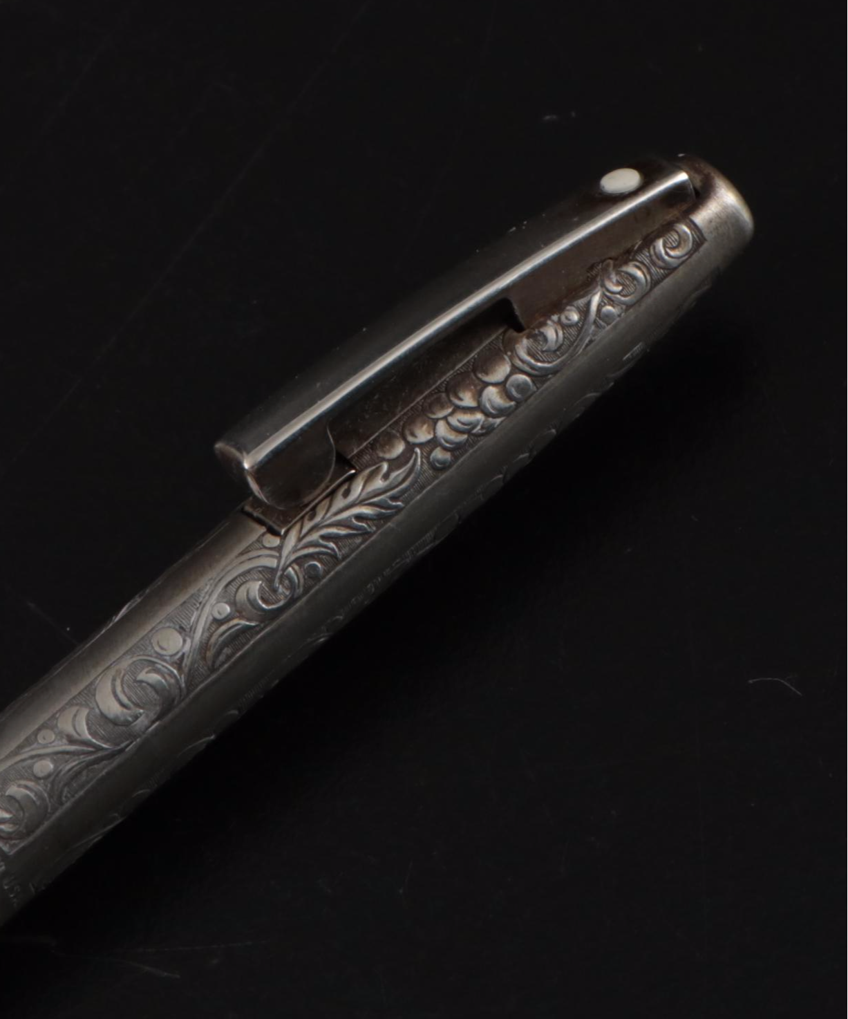 Sheaffer "Imperial" Chased Sterling Silver Ballpoint Pen and Pencil Set