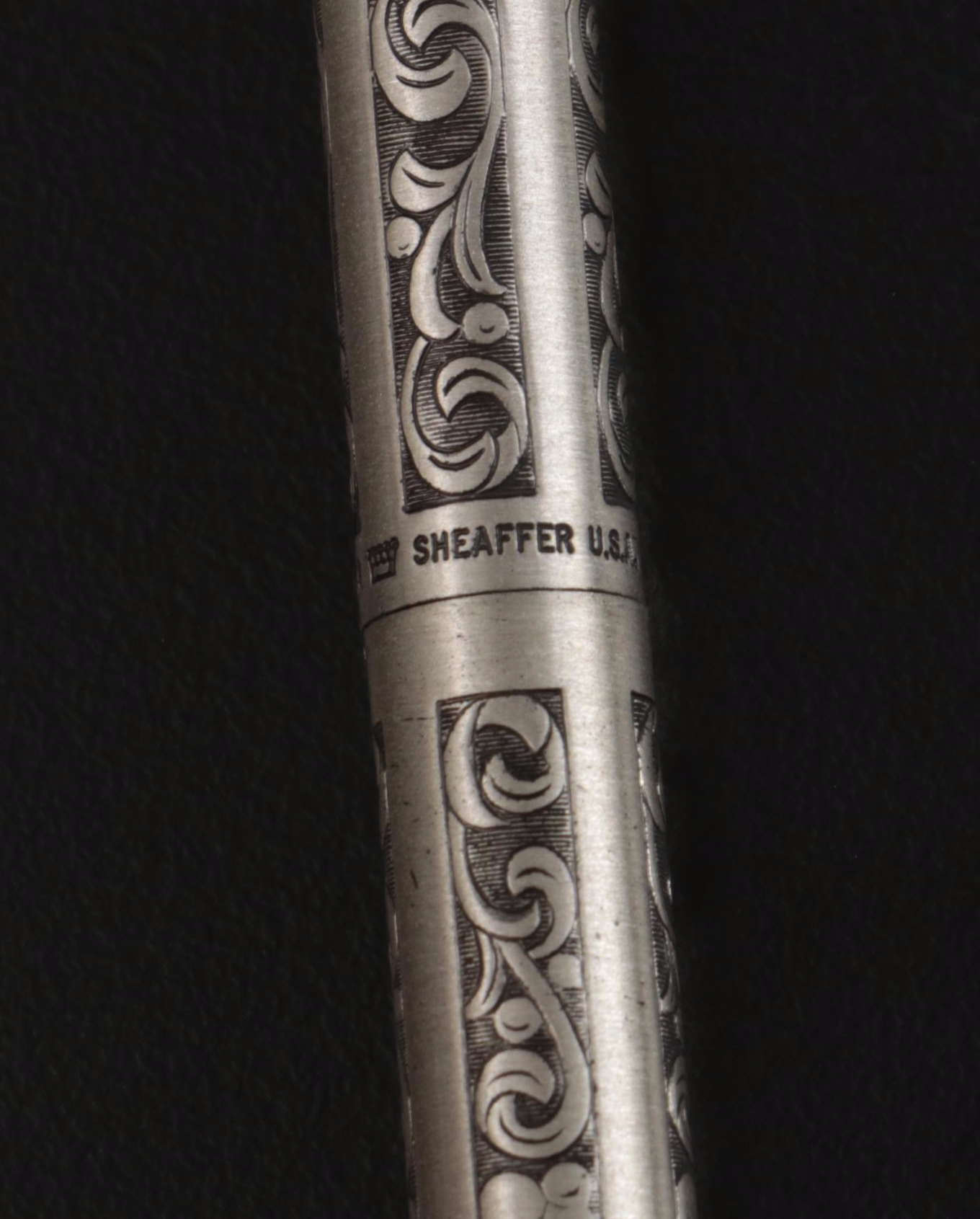 Sheaffer "Imperial" Chased Sterling Silver Ballpoint Pen and Pencil Set