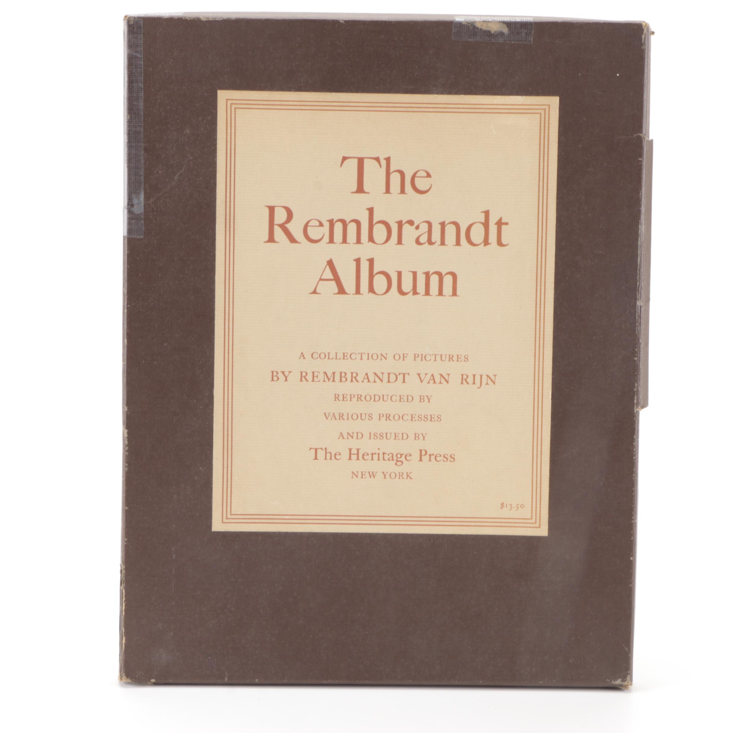 Heritage Press "The Rembrandt Album" by Rembrandt Van Rijn