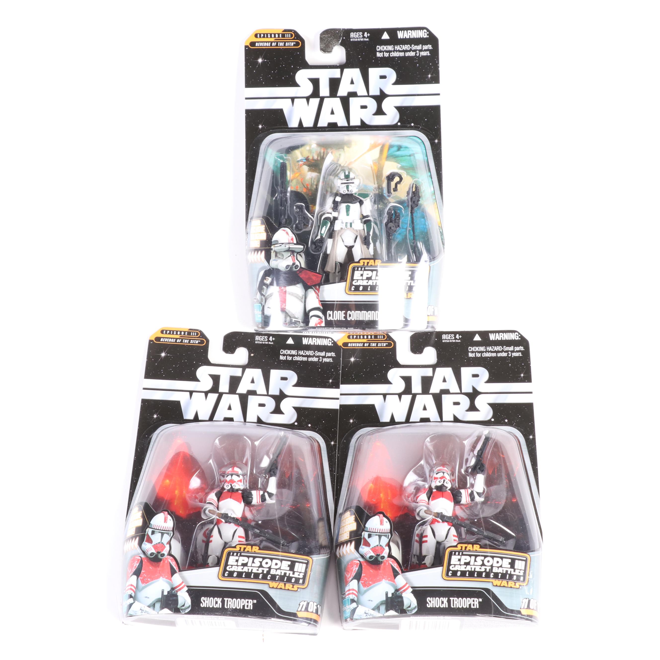 Hasbro Star Wars Action Figurines Including Mace Windu, R2-D2 and More, 2006