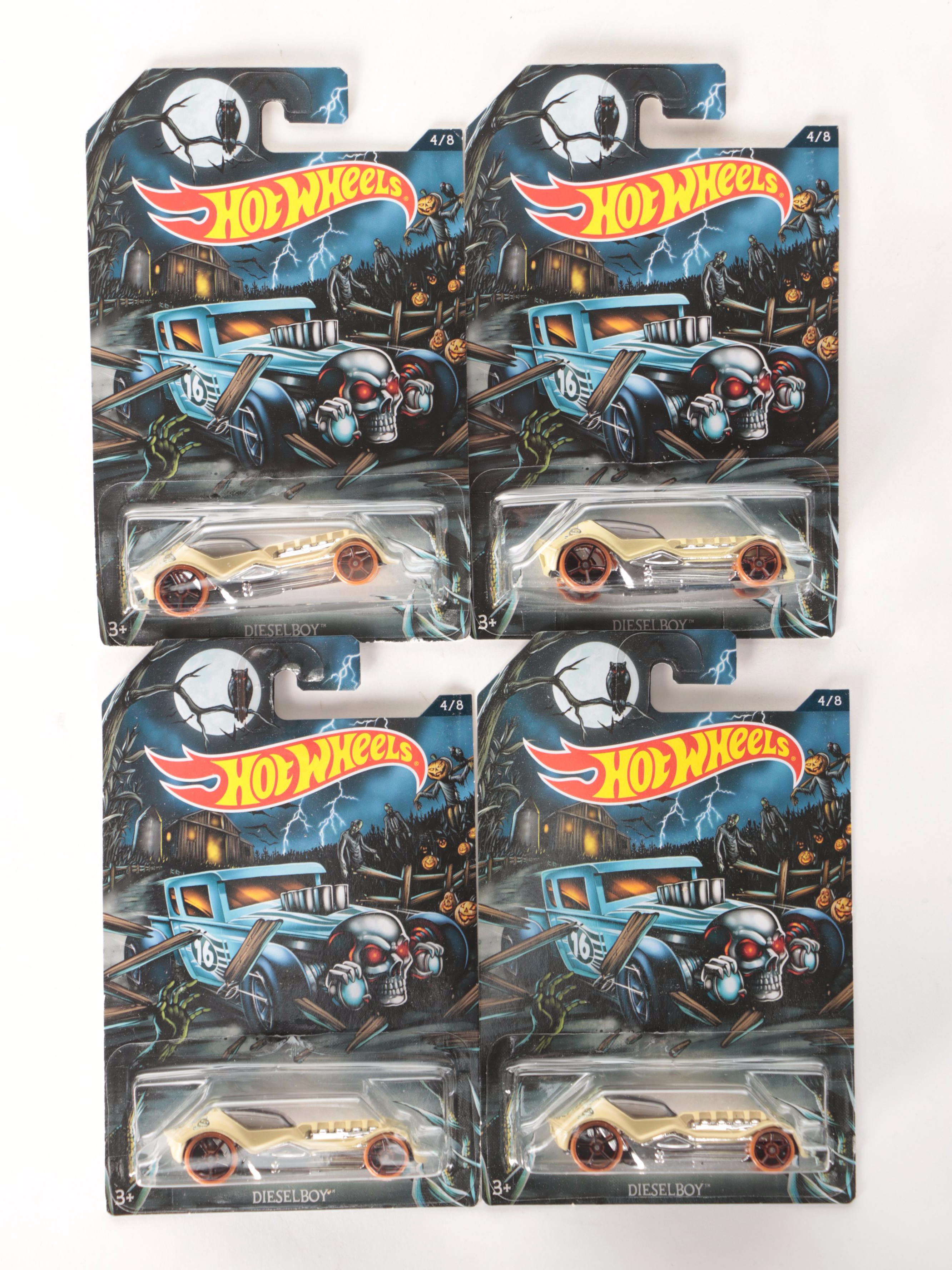 Mattel Hot Wheels Halloween Diecast Model Cars, 2016