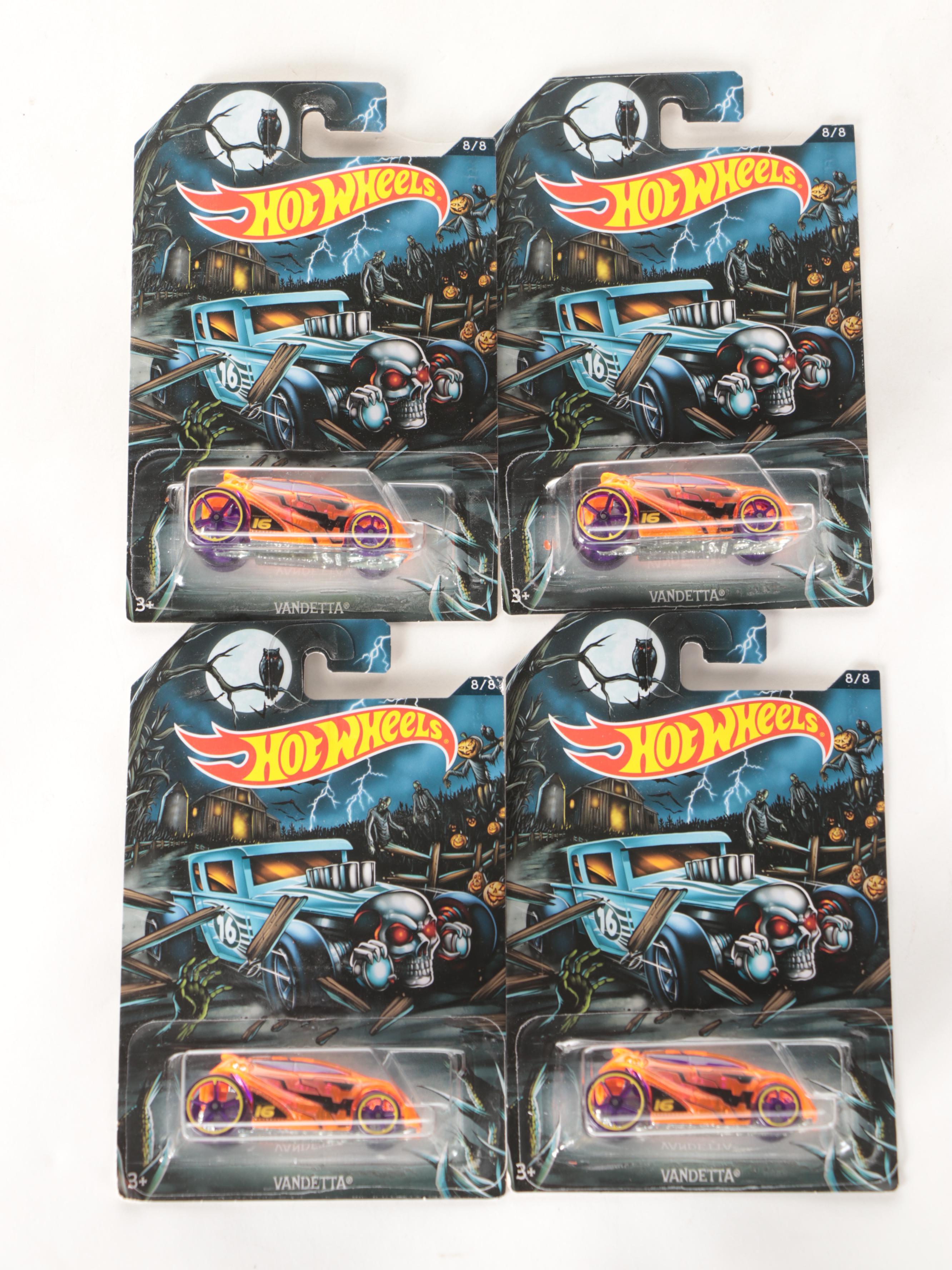 Mattel Hot Wheels Halloween Diecast Model Cars, 2016