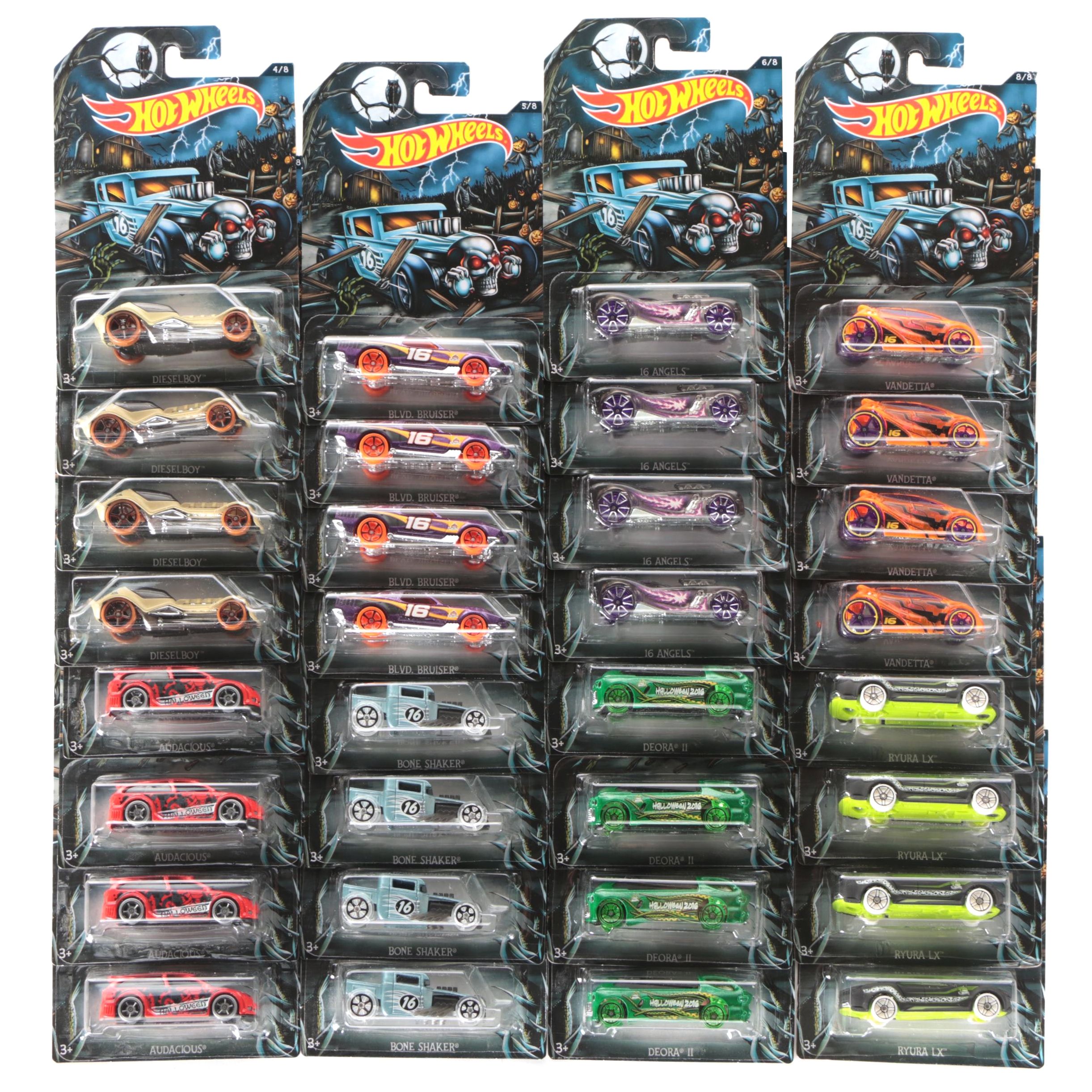 Mattel Hot Wheels Halloween Diecast Model Cars, 2016