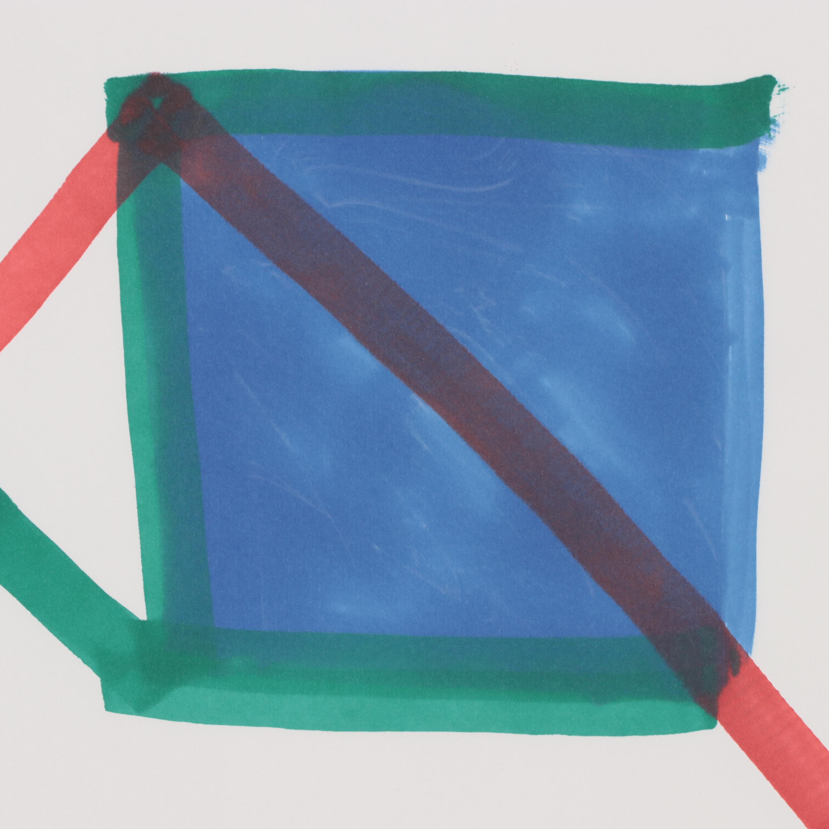 Dimitri Grachis Minimalist Abstract Marker Drawing, Circa 1980