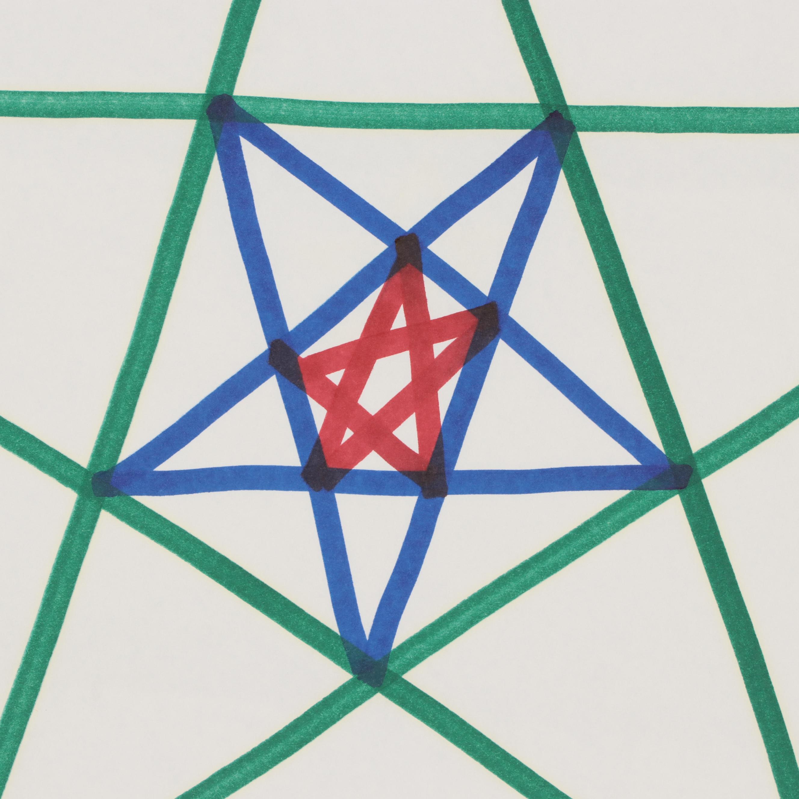 Dimitri Grachis Minimalist Marker Drawing, Circa 1980