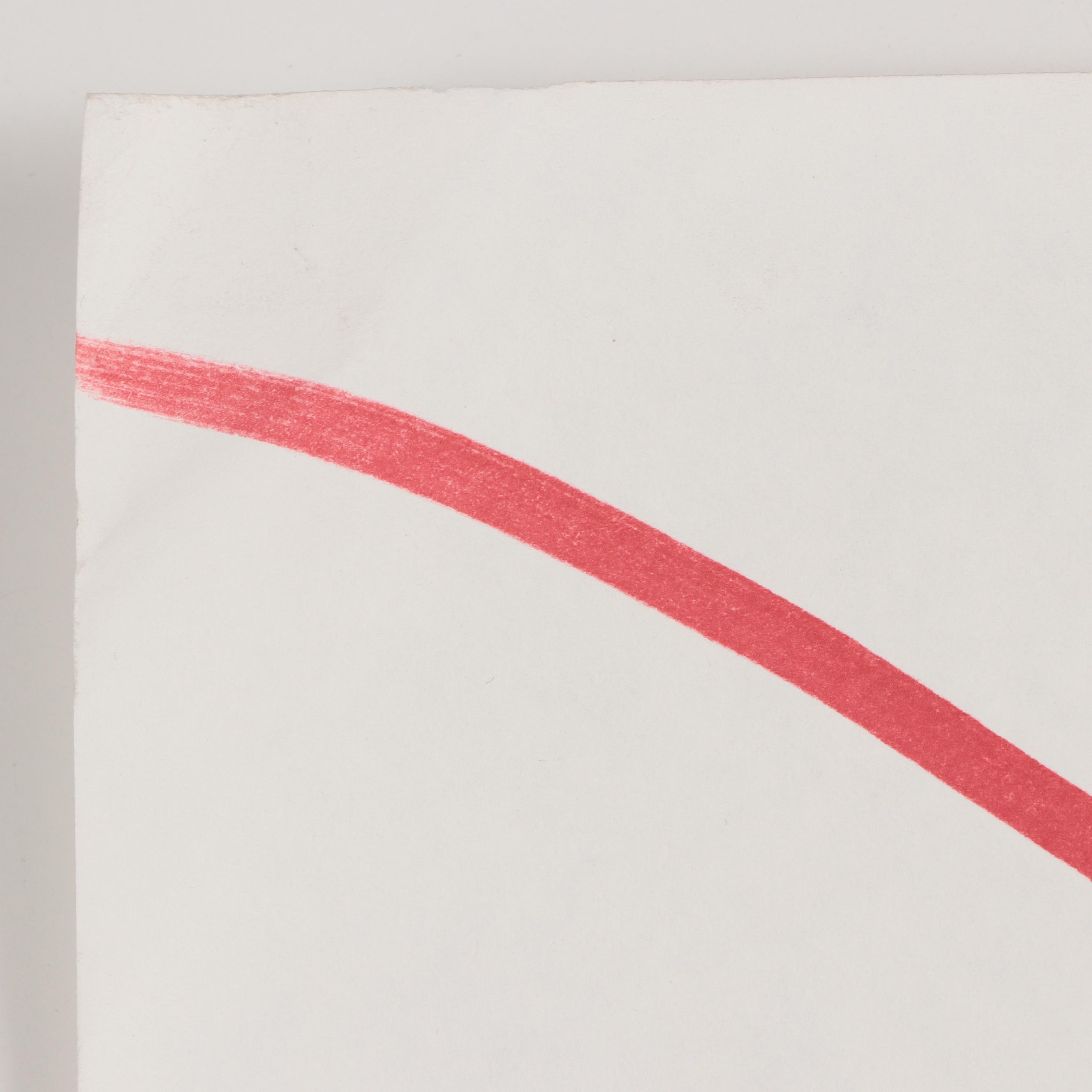 Dimitri Grachis Minimalist Marker Drawing, Circa 1980