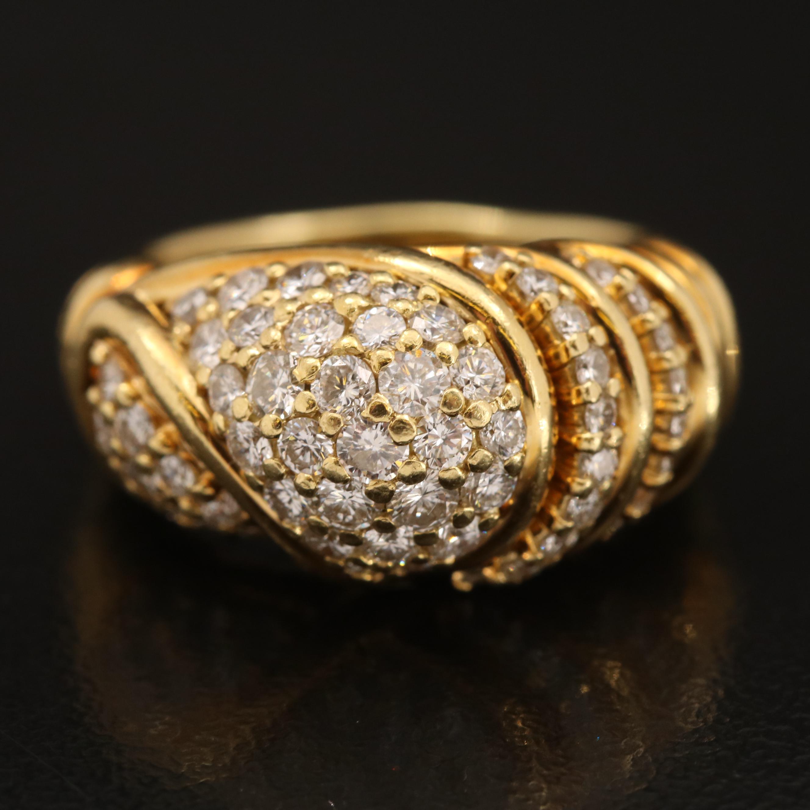 Jose Hess 18K 1.27 CTW Pavé Diamond Ring