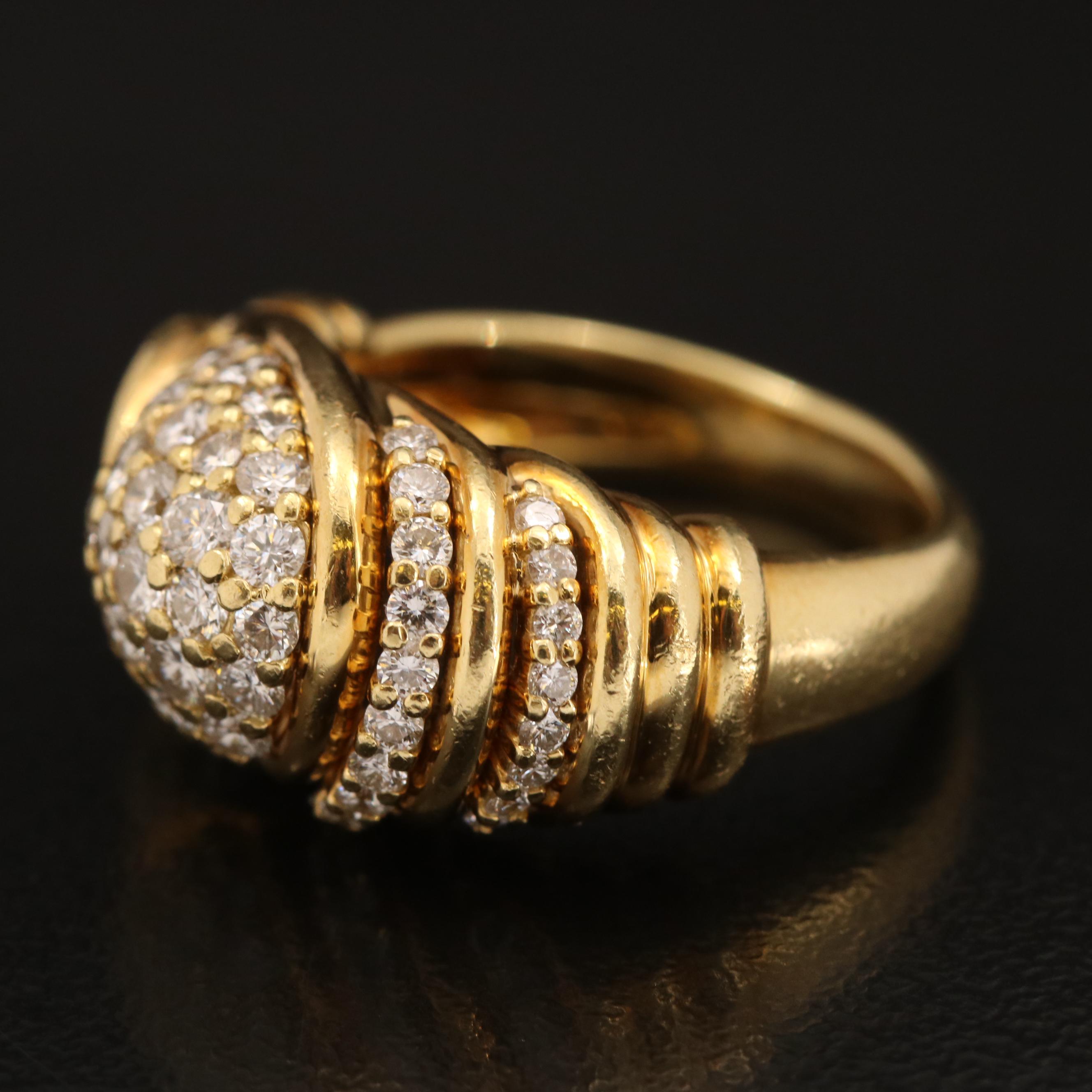 Jose Hess 18K 1.27 CTW Pavé Diamond Ring