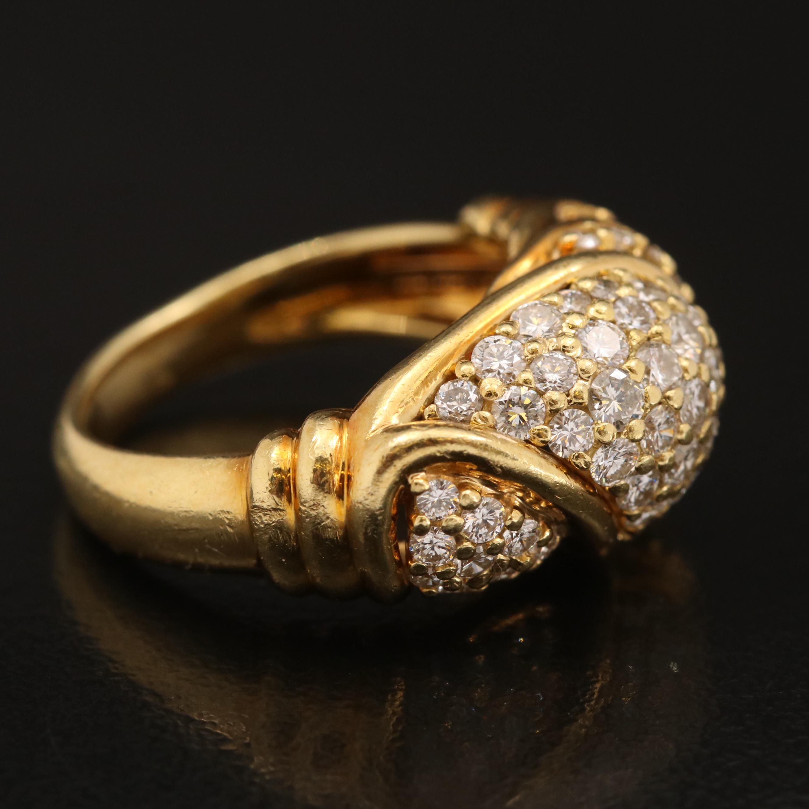 Jose Hess 18K 1.27 CTW Pavé Diamond Ring