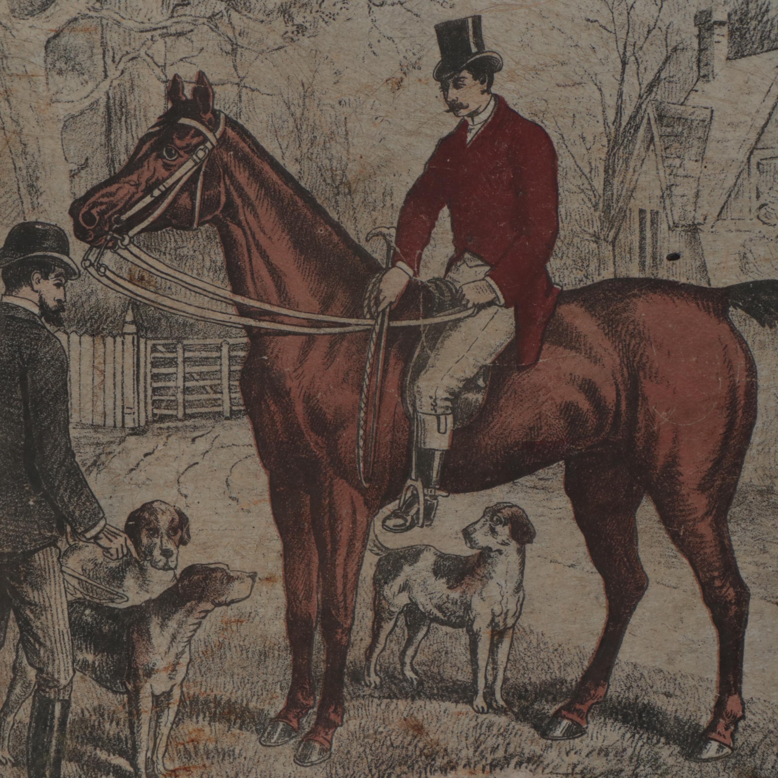 Enameled Metal Sign "Elliman's Embrocation", Late 19th to Early 20th Century