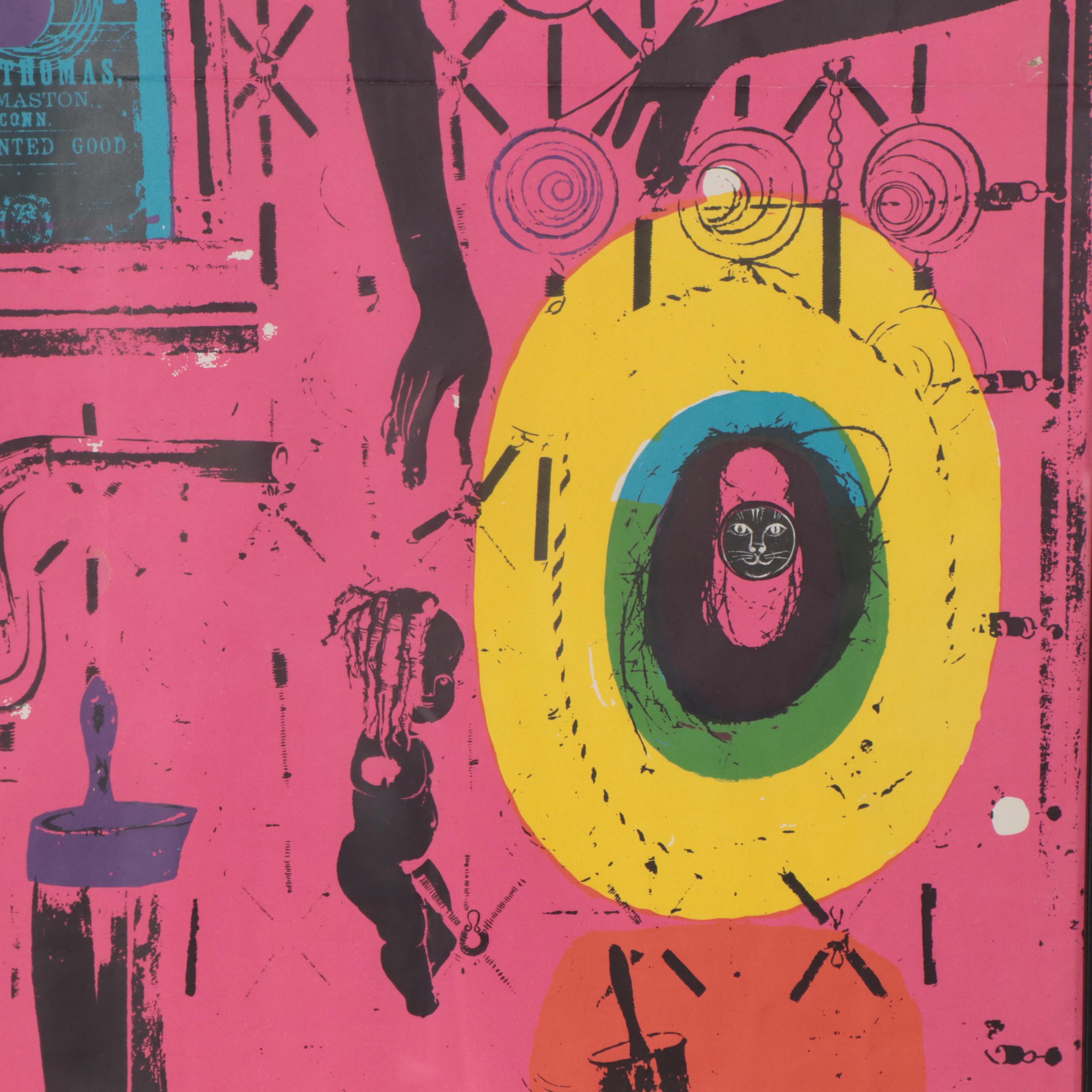 Haags Gemeentemuseum Exhibition Poster "Nieuwe Realisten," 1965