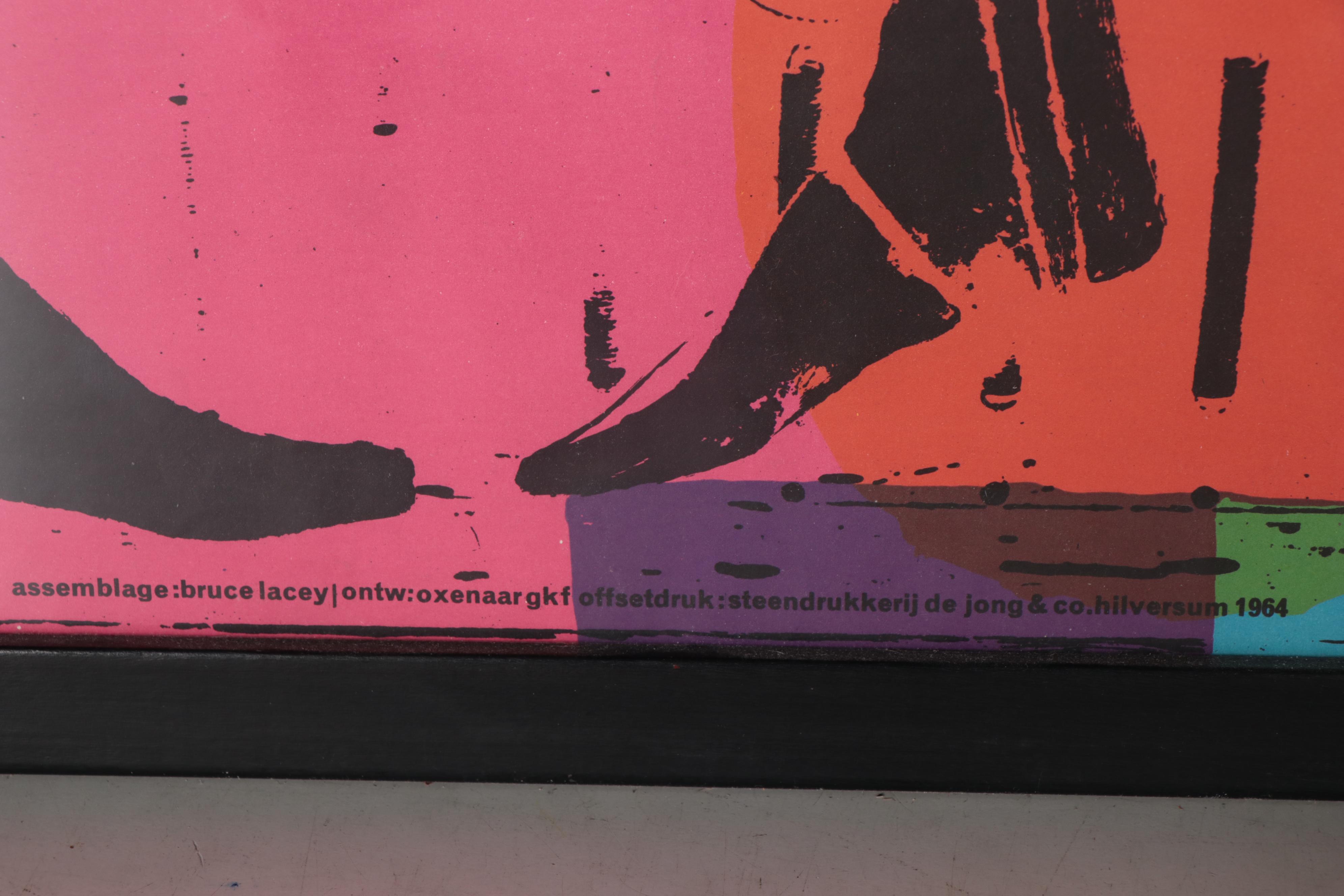 Haags Gemeentemuseum Exhibition Poster "Nieuwe Realisten," 1965