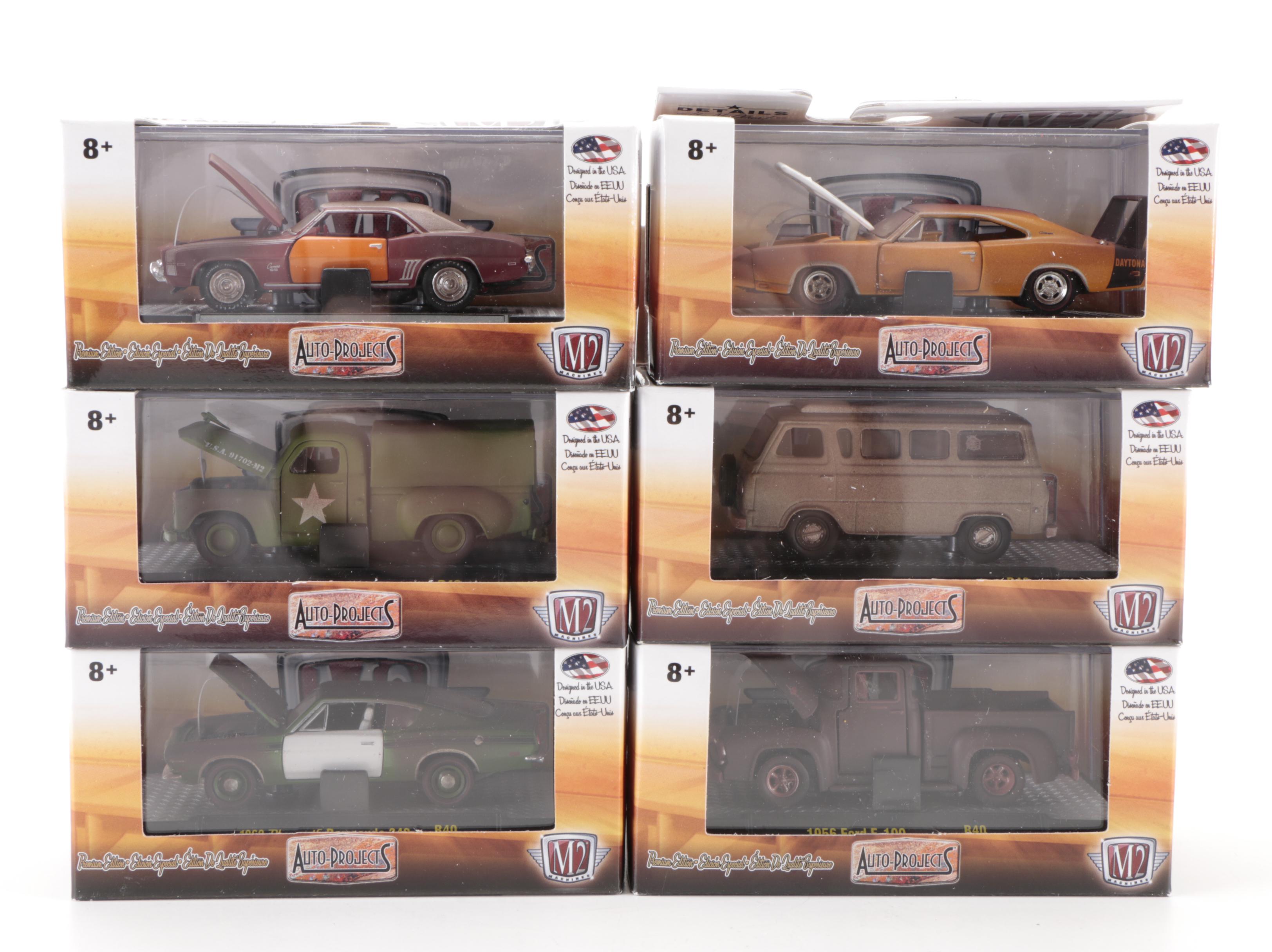 M2 Machines Auto-Projects, Bootlegger, Detroit Muscle, Other Diecast Cars
