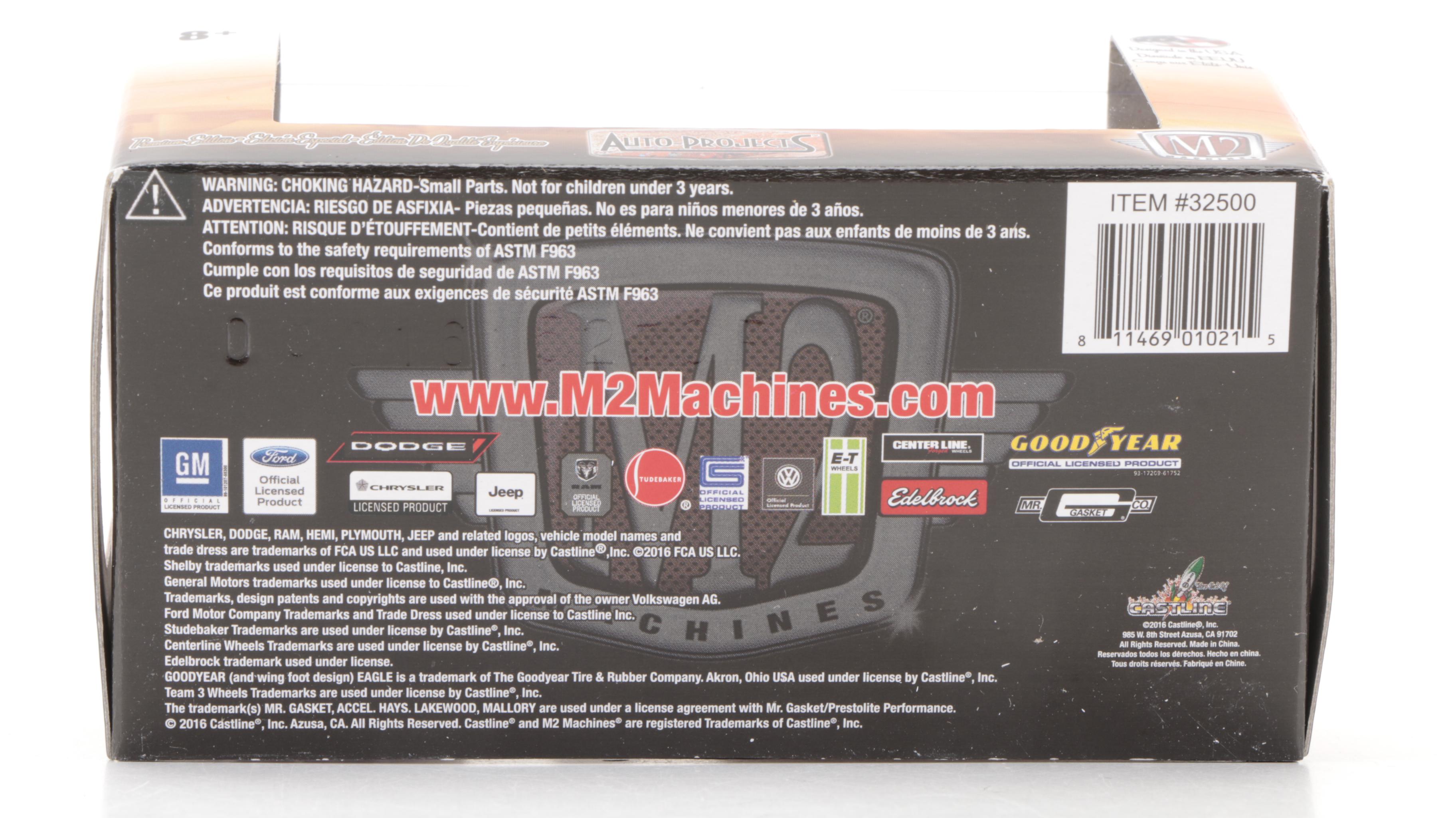 M2 Machines Auto-Projects, Bootlegger, Detroit Muscle, Other Diecast Cars