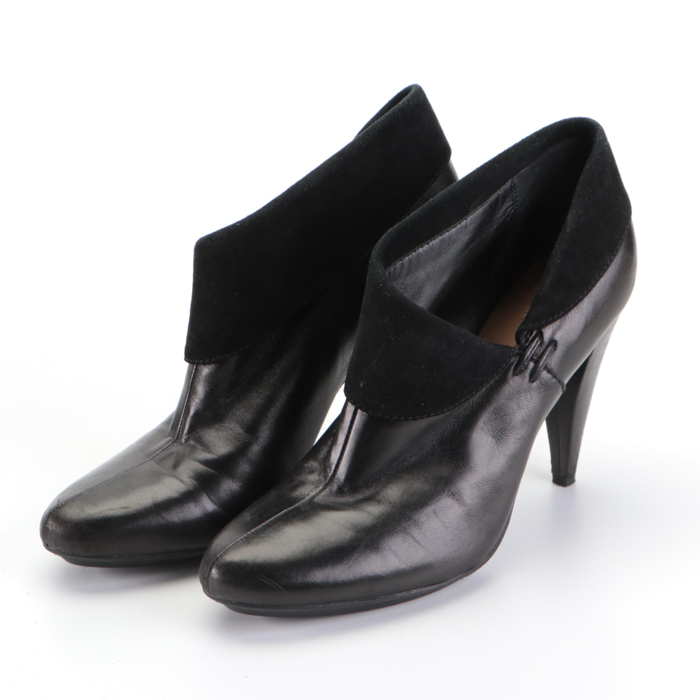 Coach and Tory Burch Leather Booties