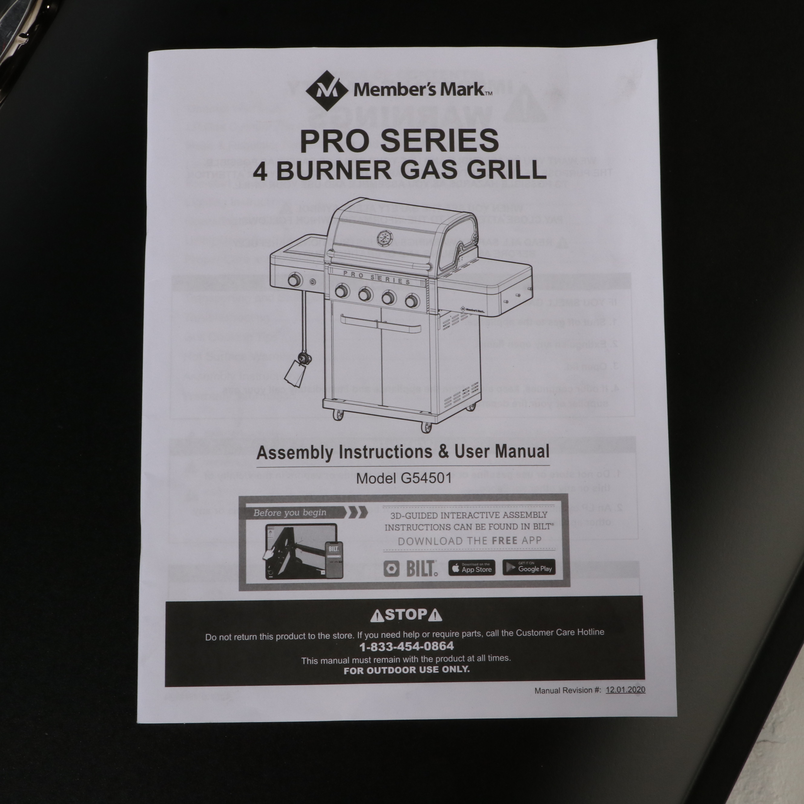 Member's Mark Pro Series Four Burner Gas Grill