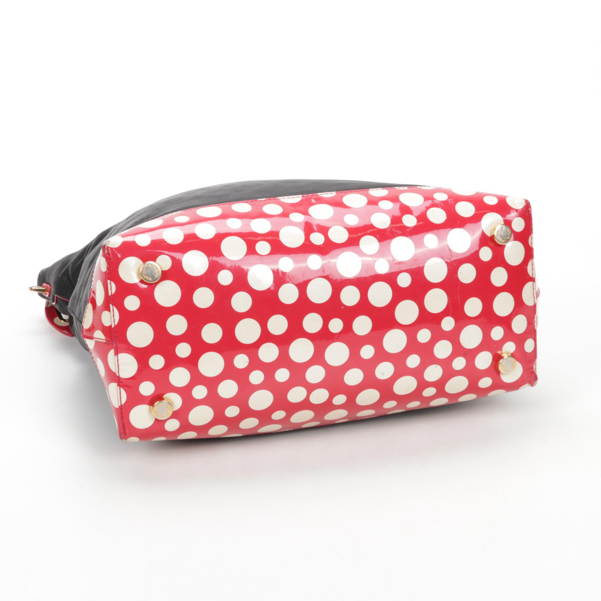 Louis Vuitton & Yayoi Kusama Limited Edition Lockit MM in Monogram Nylon