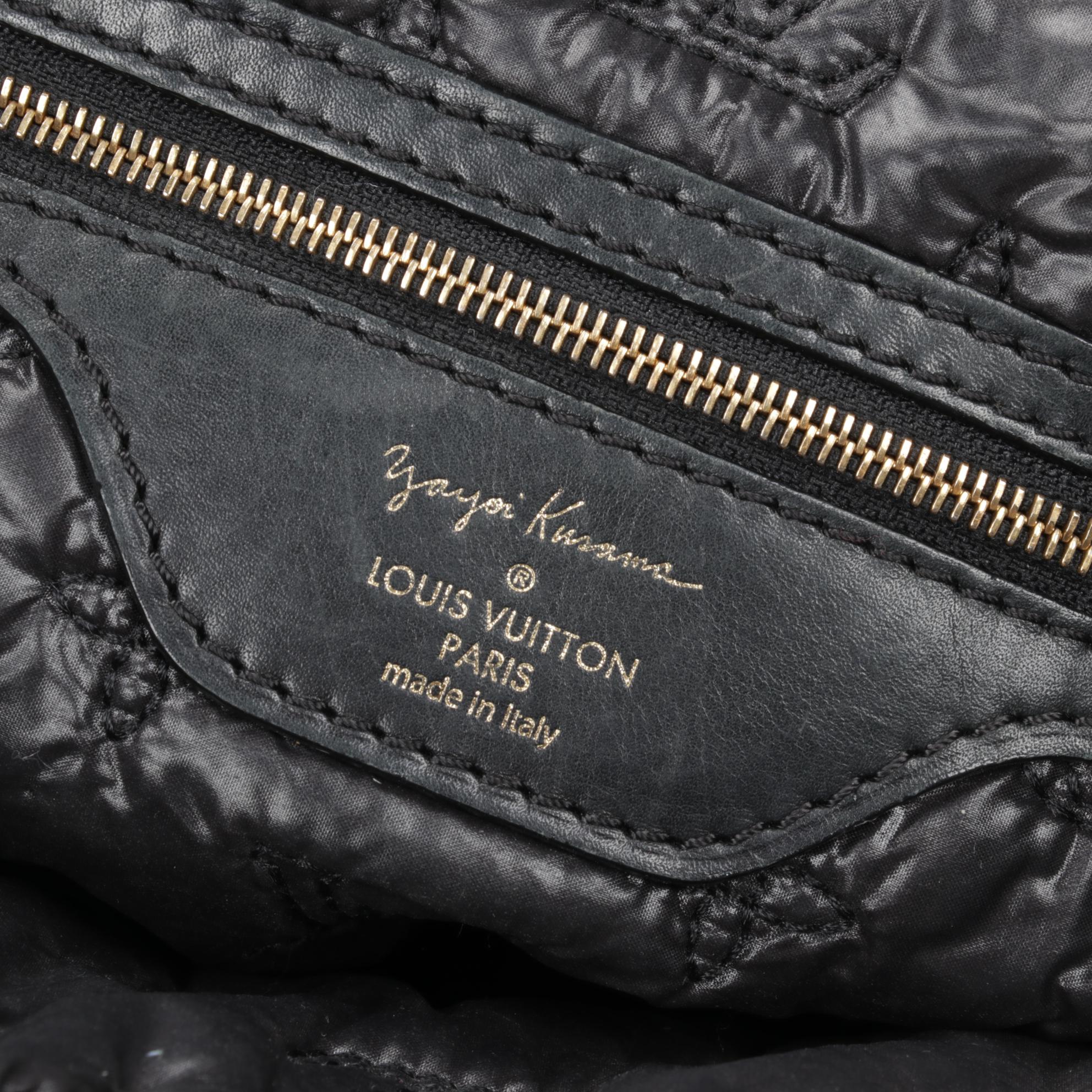 Louis Vuitton & Yayoi Kusama Limited Edition Lockit MM in Monogram Nylon