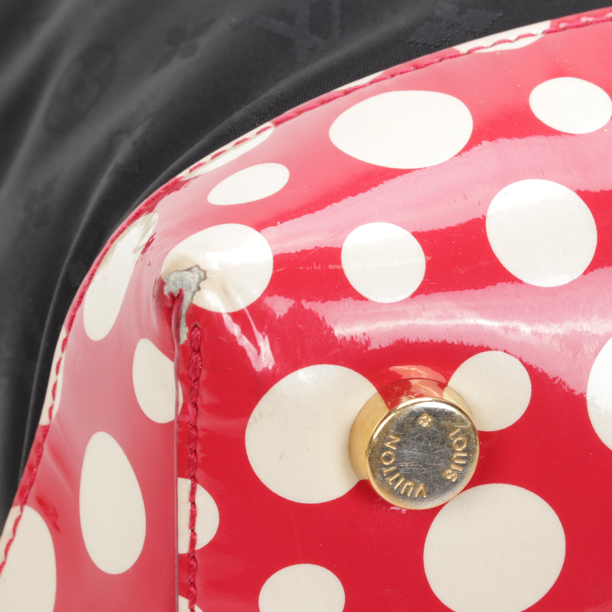 Louis Vuitton & Yayoi Kusama Limited Edition Lockit MM in Monogram Nylon