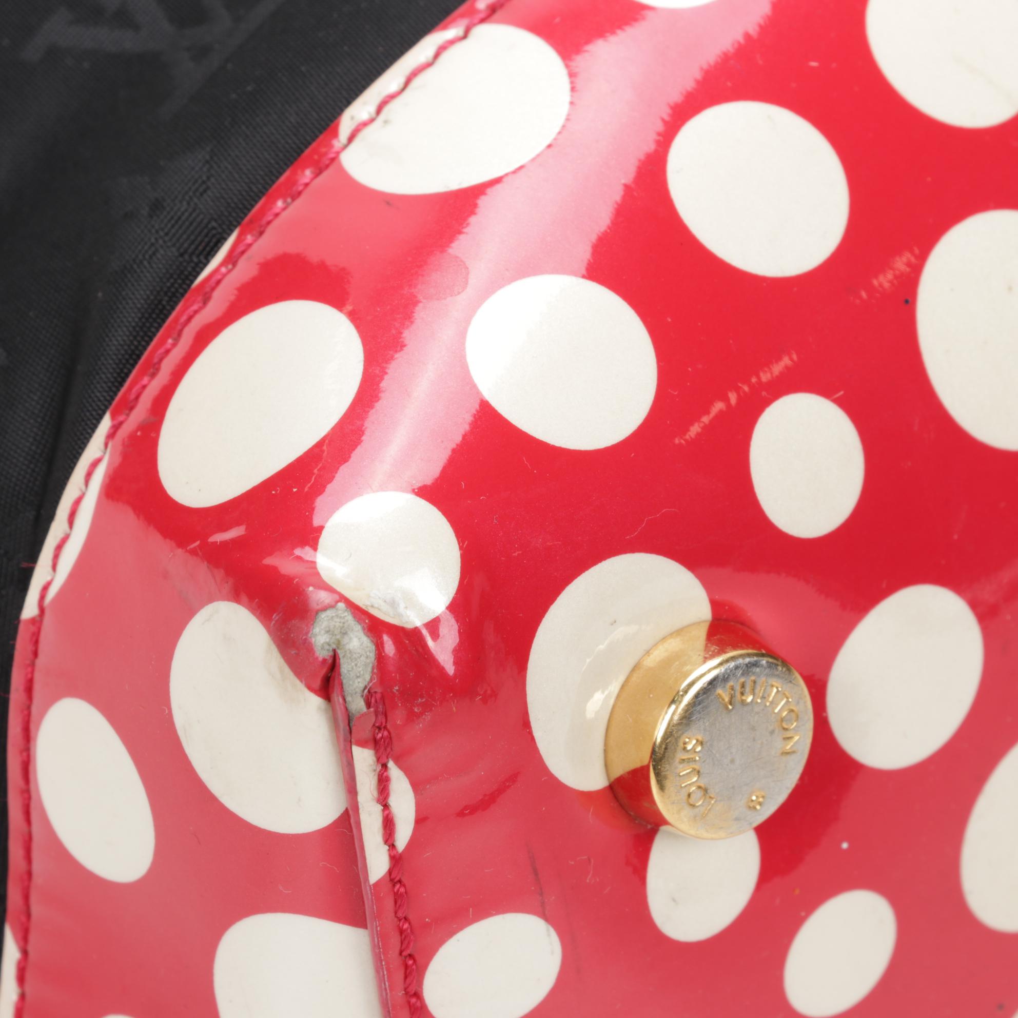 Louis Vuitton & Yayoi Kusama Limited Edition Lockit MM in Monogram Nylon