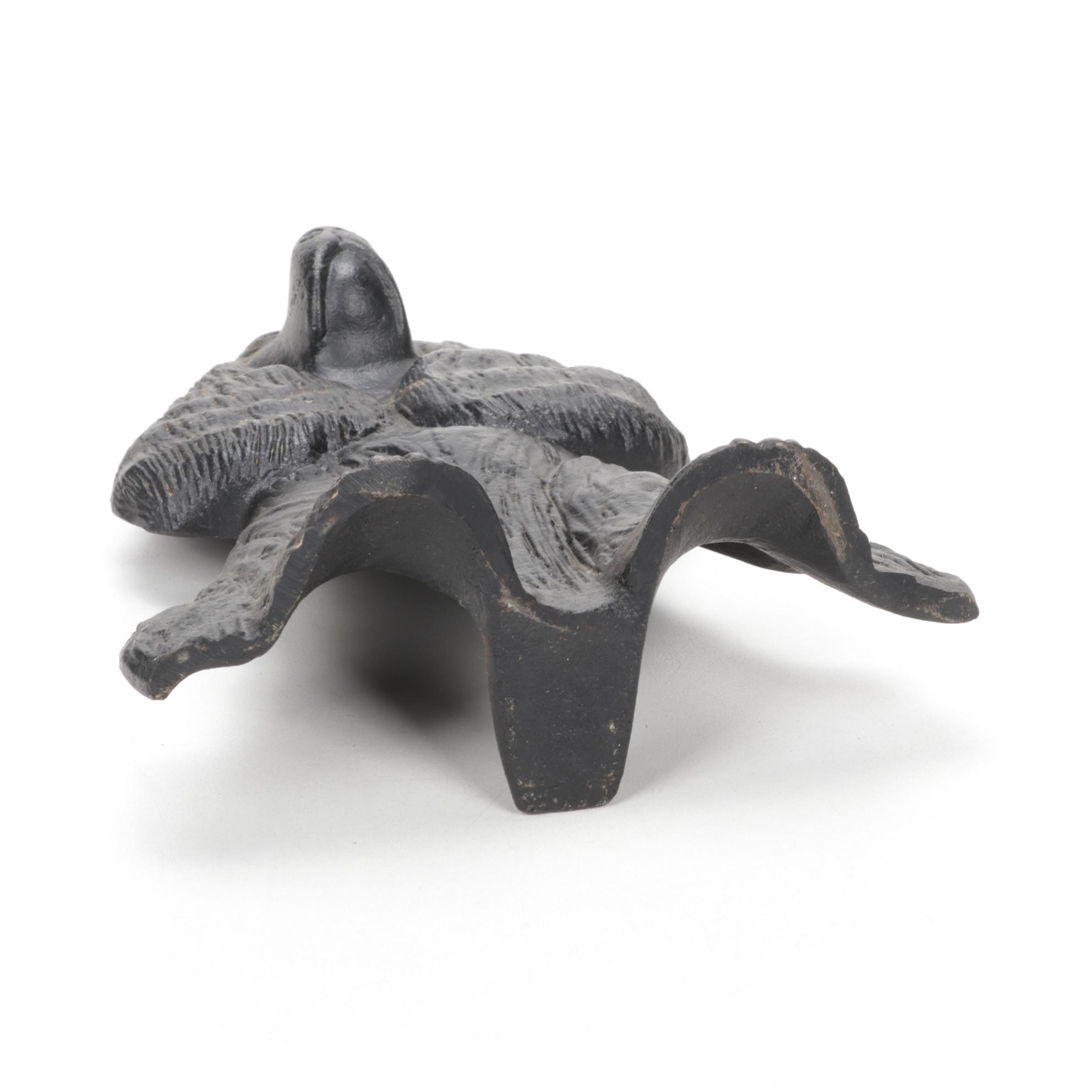 Virginia Metalcrafters "Dream Boy" Cast Iron Spaniel Door Stop, 1949