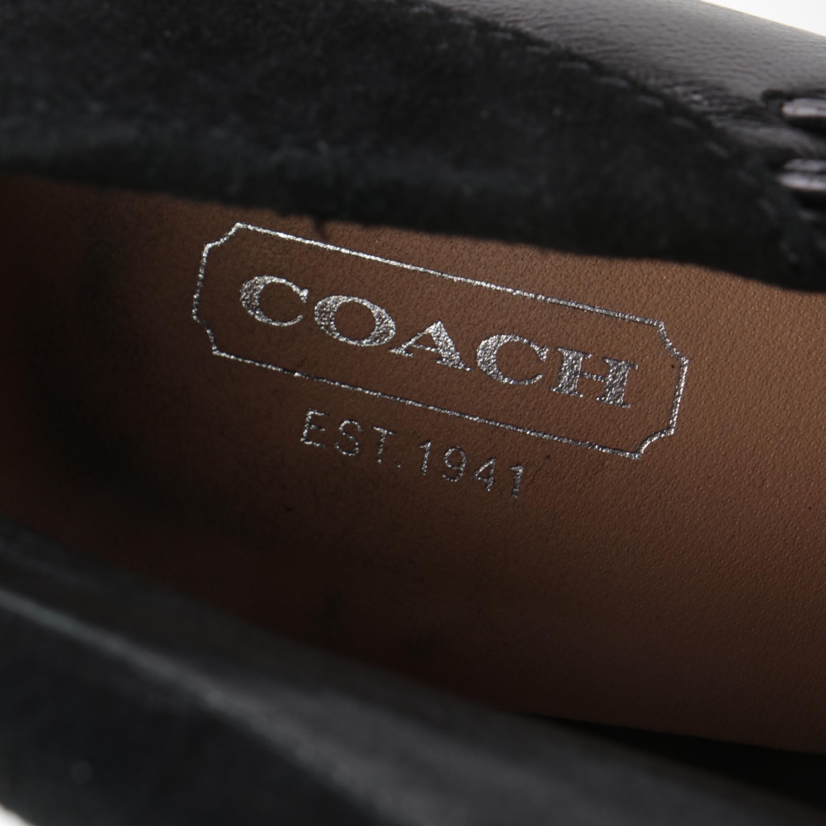 Coach and Tory Burch Leather Booties