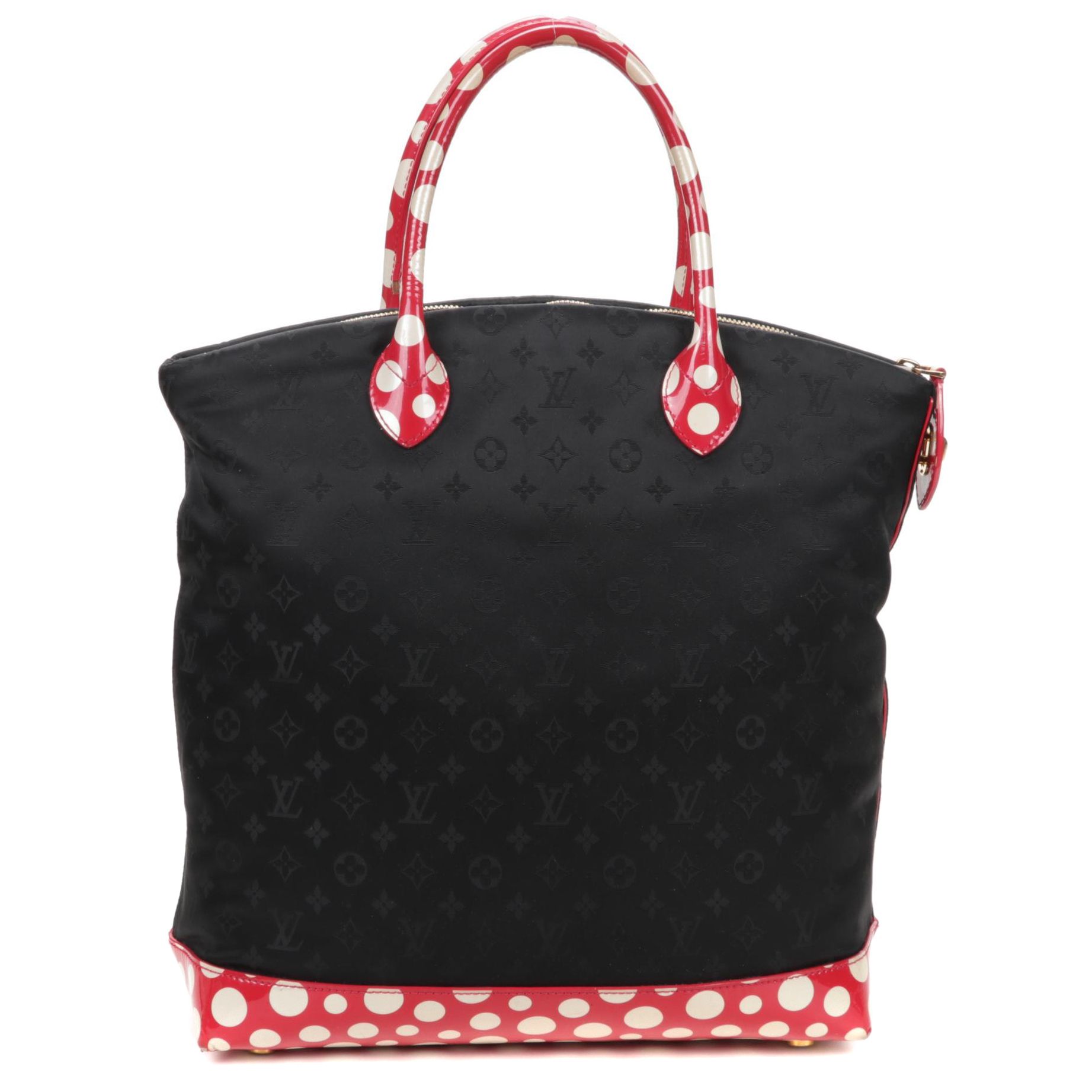 Louis Vuitton & Yayoi Kusama Limited Edition Lockit MM in Monogram Nylon